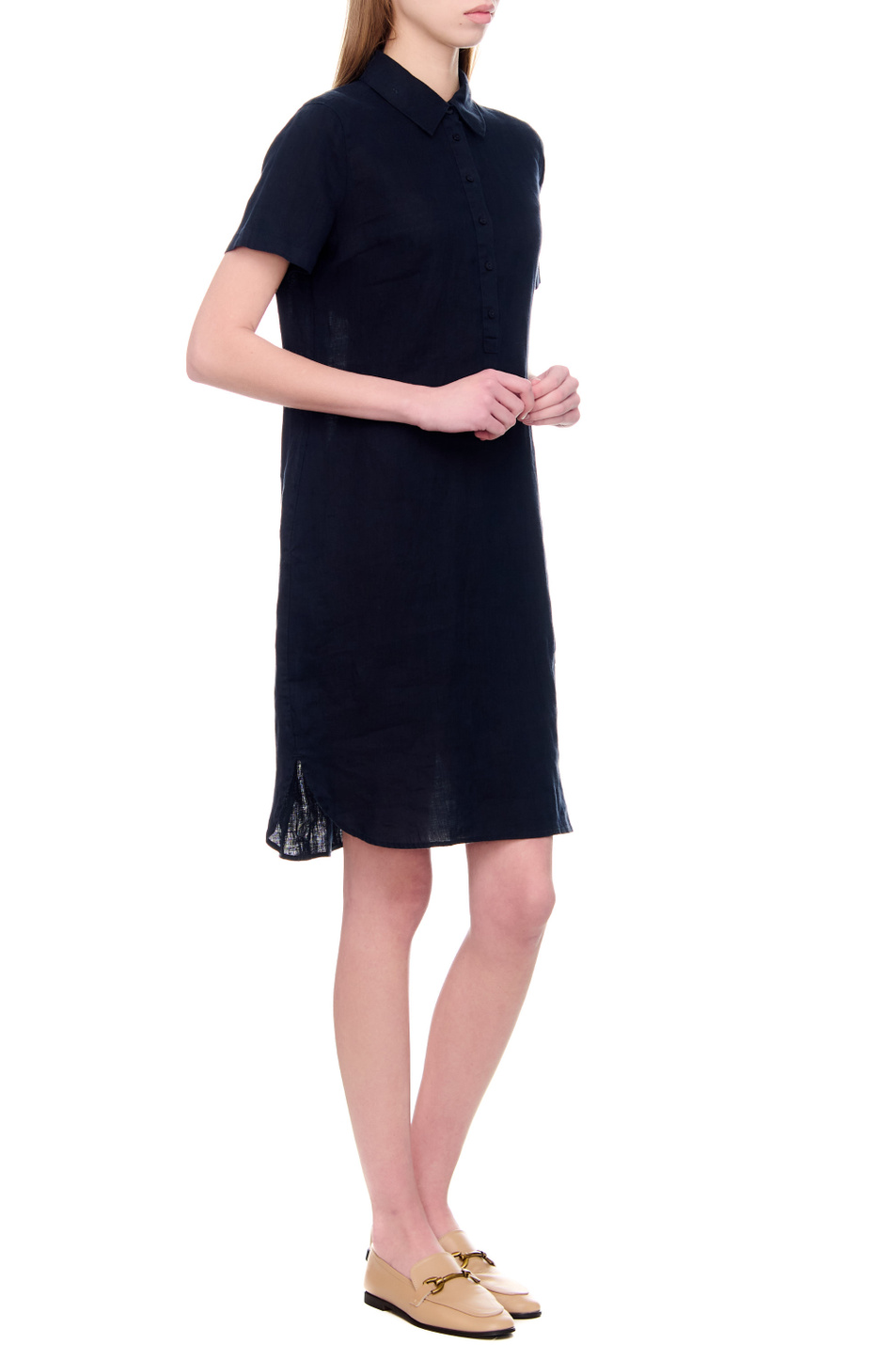 Женский Gerry Weber Платье-рубашка из чистого льна (цвет ), артикул 885003-66435 | Фото 4