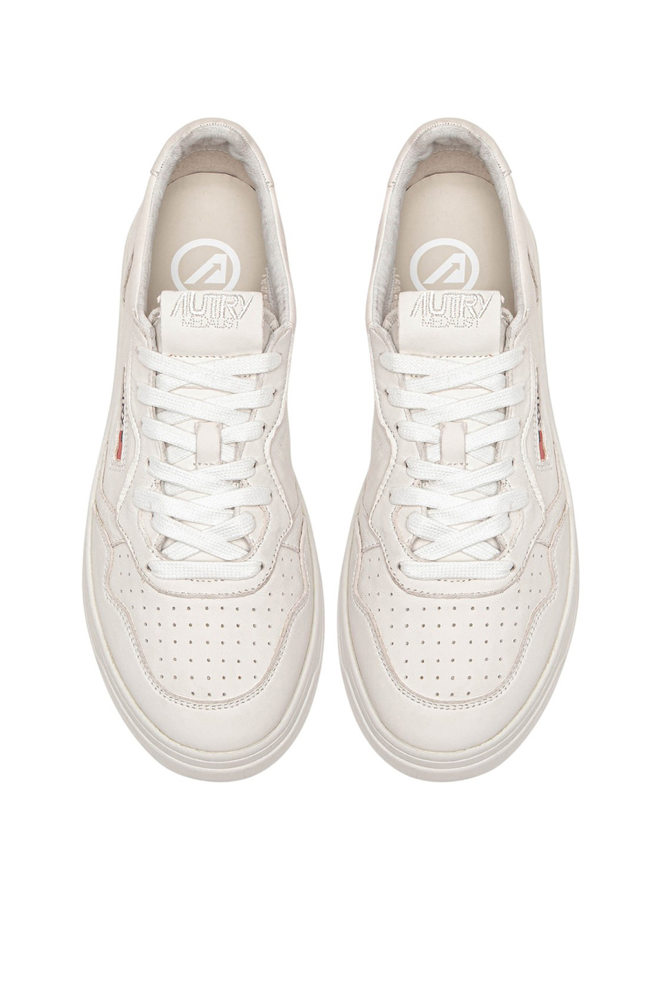 Женский Autry Кеды MEDALIST из натуральной кожи (цвет ), артикул AULWSG10 | Фото 4