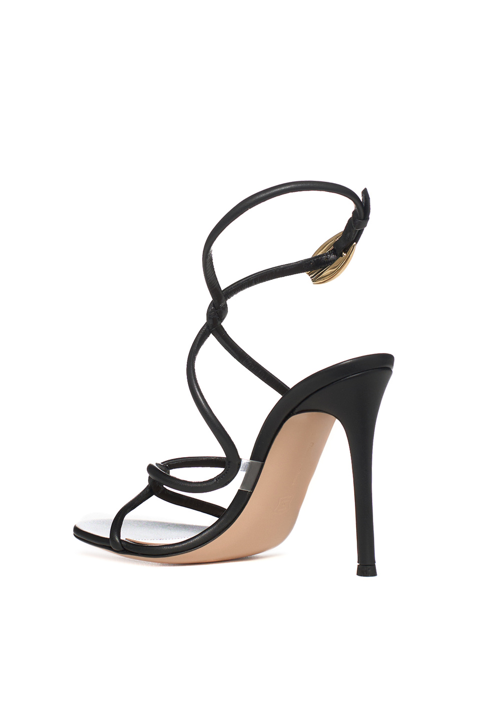 Босоножки MAMBA из натуральной кожи|Основной цвет:Черный Женский Gianvito Rossi Босоножки MAMBA из натуральной кожи (цвет ), артикул G32533.15RIC.NPYNETR | Фото 3