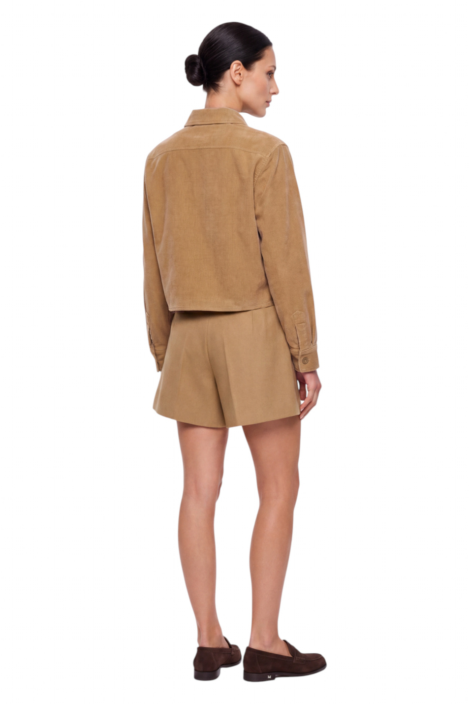 Женский Max Mara Шорты VISTA из верблюжьей шерсти (цвет ), артикул 2621146012 | Фото 6