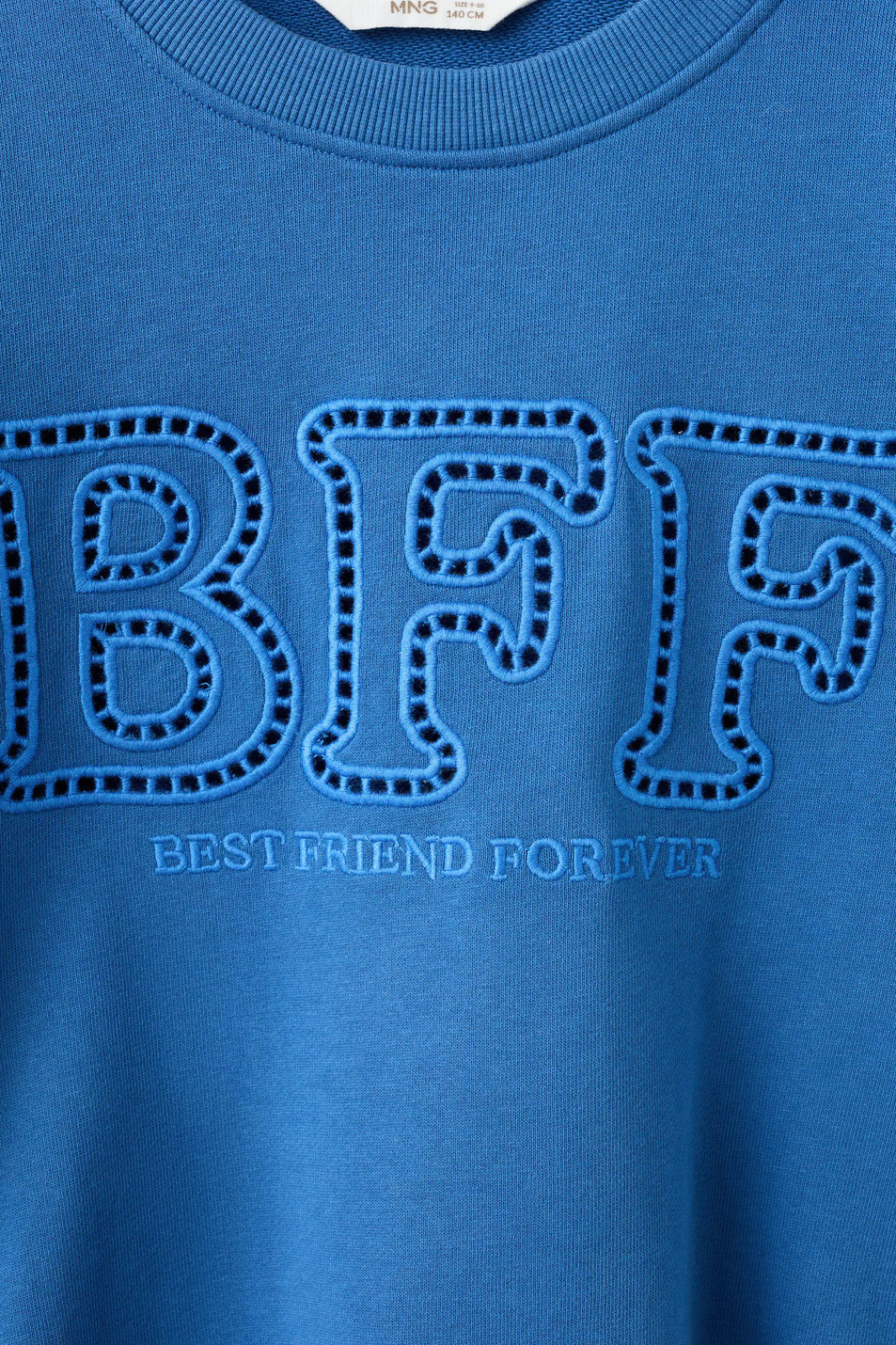 Девочкам Mango Kids Свитшот BFF с вышивкой (цвет ), артикул 27034413 | Фото 3