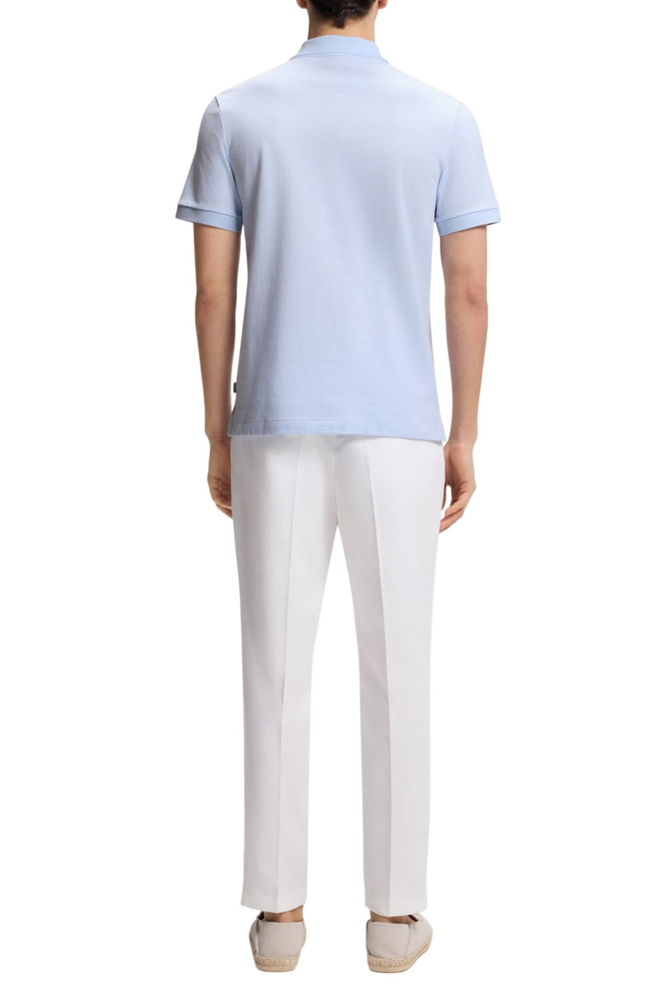 Мужской BOSS Поло Parlay из хлопка (цвет ), артикул 50555172 | Фото 4