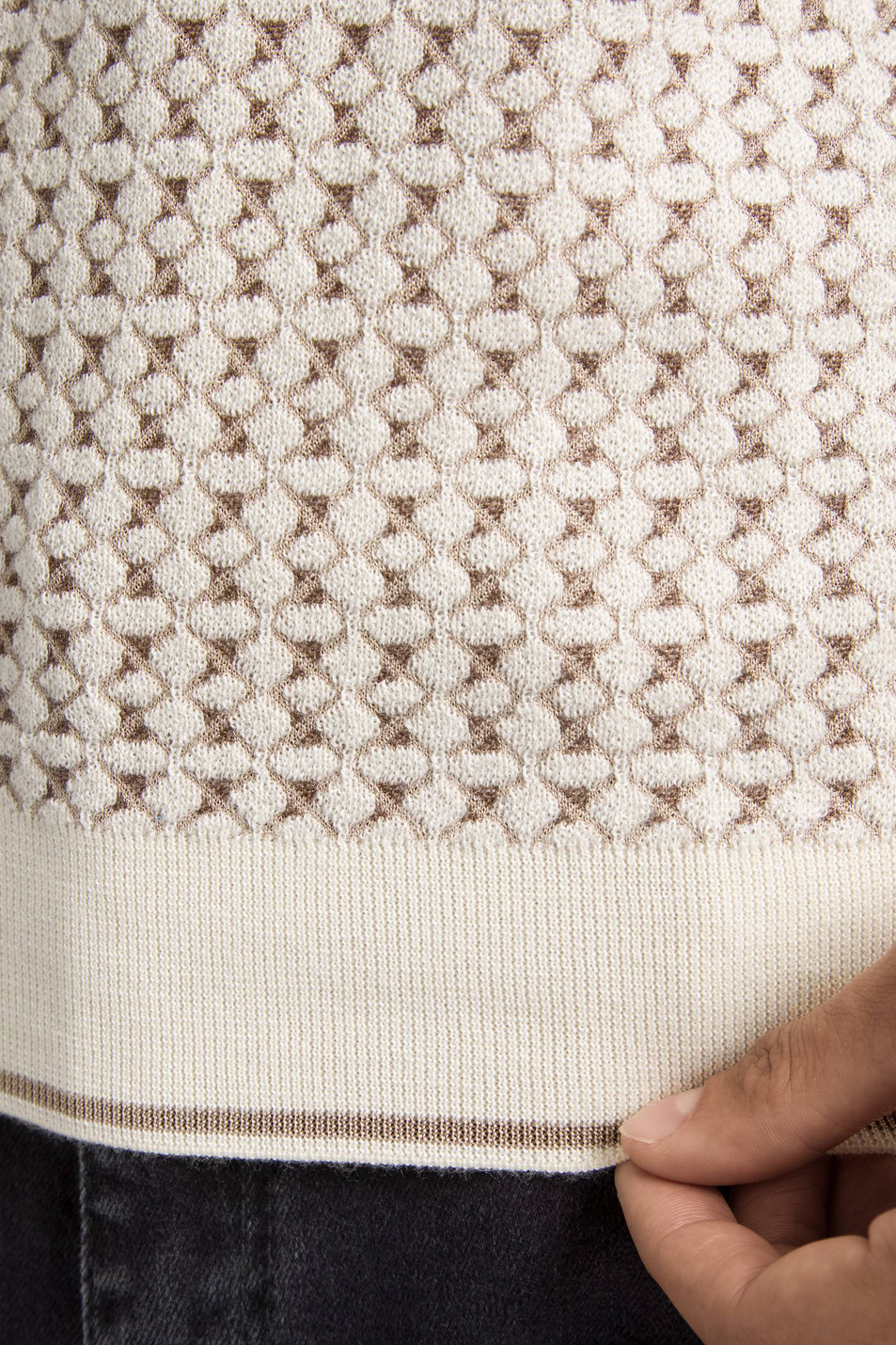 Мужской Stefano Ricci Джемпер поло из кашемира и шелка (цвет ), артикул K808098P30-F25375 | Фото 6