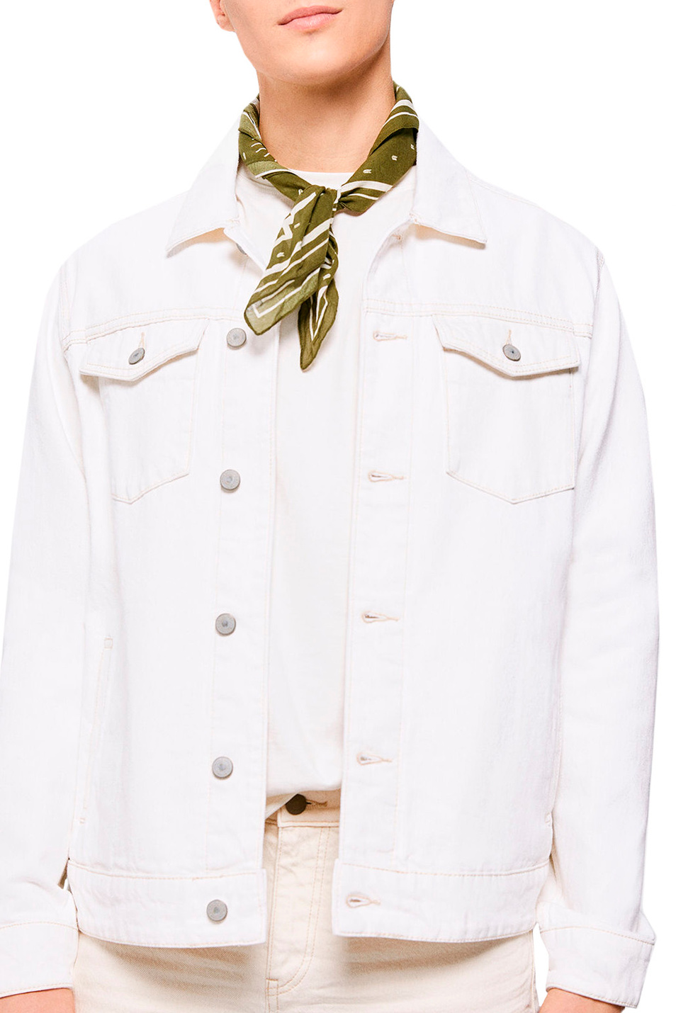 Мужской Springfield Джинсовая куртка из натурального хлопка (цвет ), артикул 2835263 | Фото 3