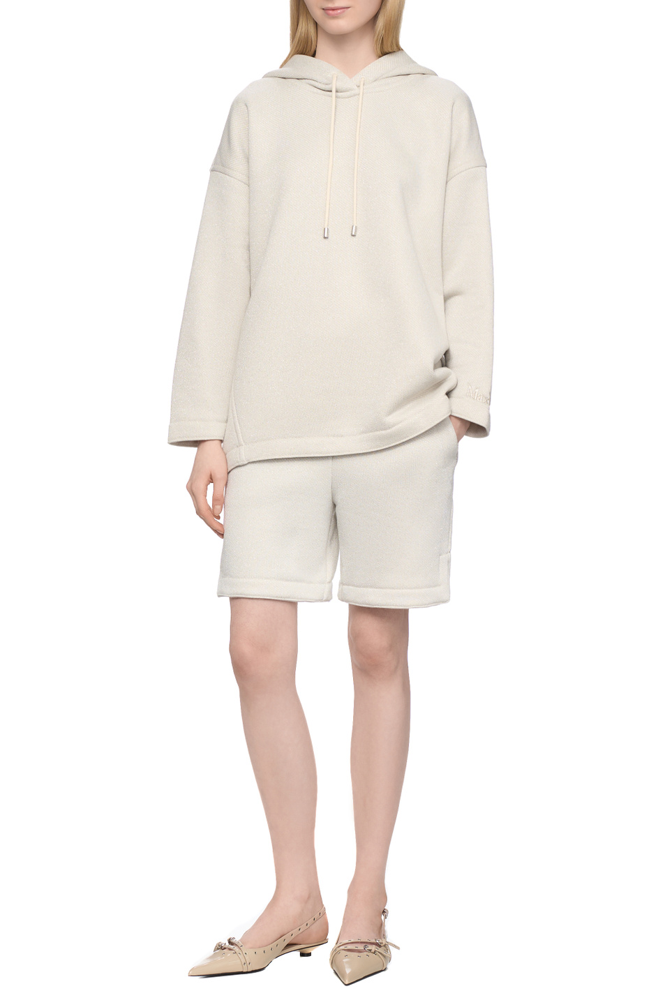 Женский Max Mara Шорты LIBIA однотонные (цвет ), артикул 2511781078 | Фото 3