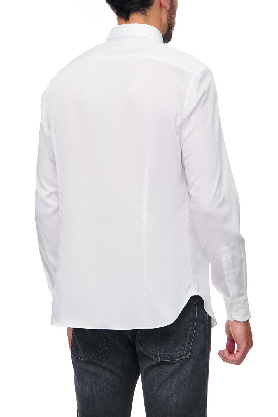 Мужской Emporio Armani Рубашка из натурального хлопка (цвет ), артикул 6L1C86-1N8LZ | Фото 5