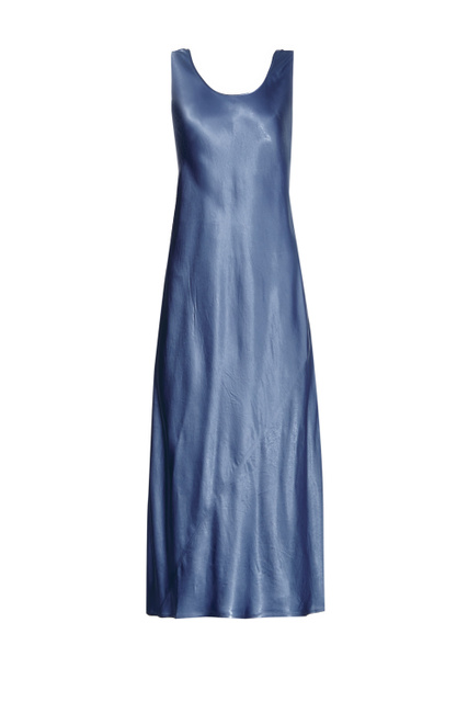 Атласное платье ARES|Основной цвет:Голубой|Артикул:32260126 | Фото 1