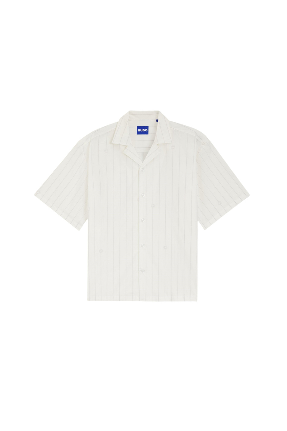 Мужской HUGO Рубашка Eligino из хлопка с принтом (цвет ), артикул 50560698 | Фото 1