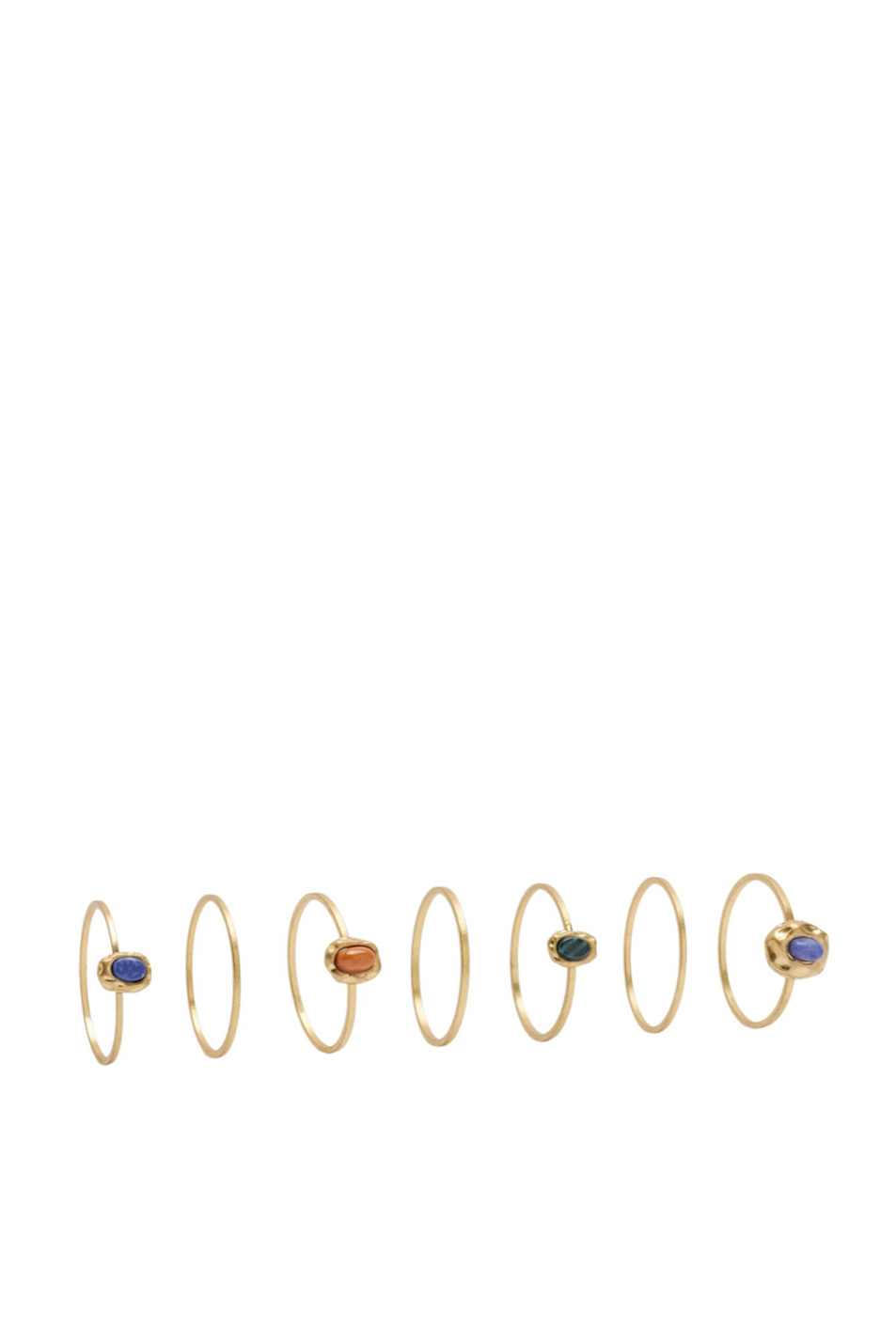 Женский Parfois Кольцо в комплекте из 7 шт (цвет ), артикул 237417 | Фото 2