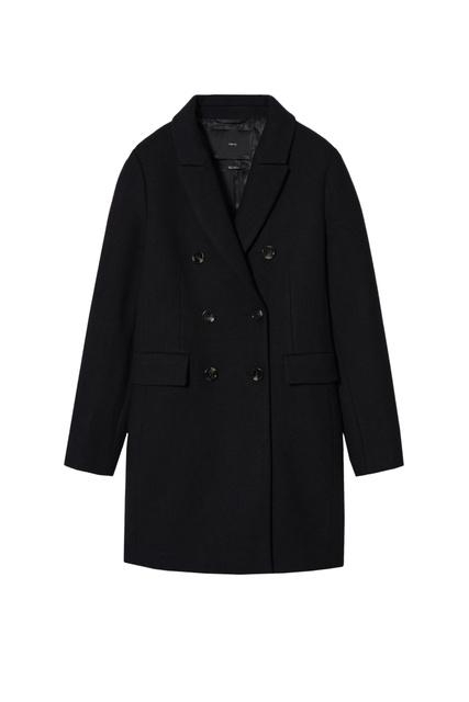Двубортное пальто DALI|Основной цвет:Черный|Артикул:37905546 | Фото 1