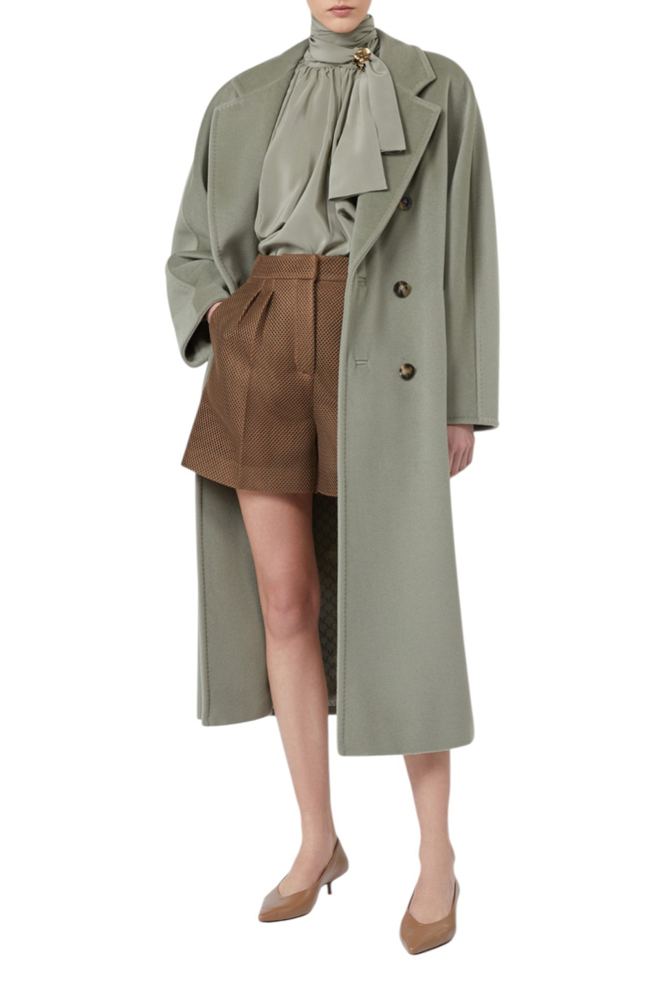 Женский Max Mara Пальто MADAME из шерсти с кашемиром (цвет ), артикул 2521018011 | Фото 2