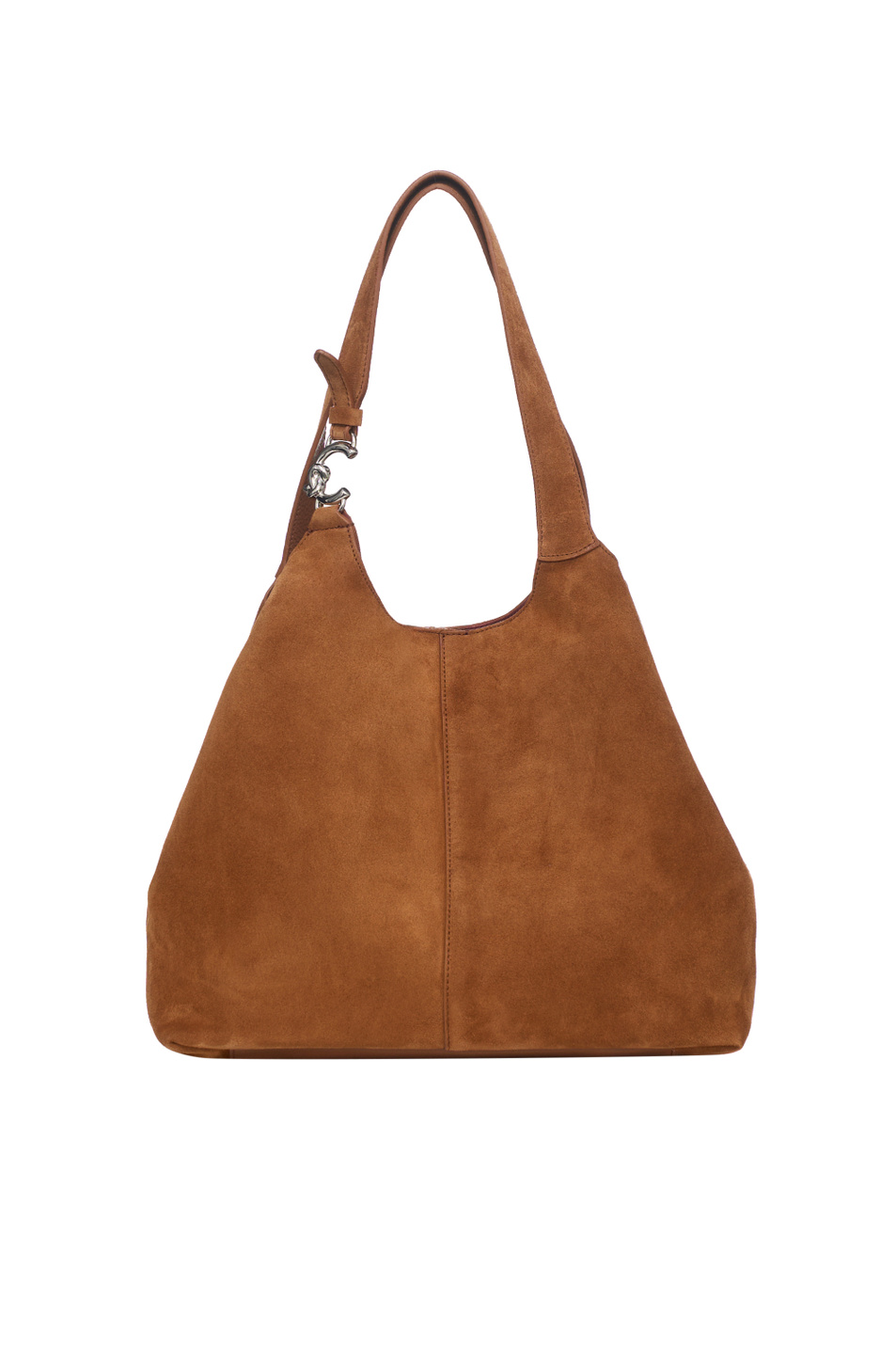 Сумка C-EASY из натуральной замши|Основной цвет:Коричневый Женский Coccinelle Сумка C-EASY из натуральной замши (цвет ), артикул E1THE110101 | Фото 1