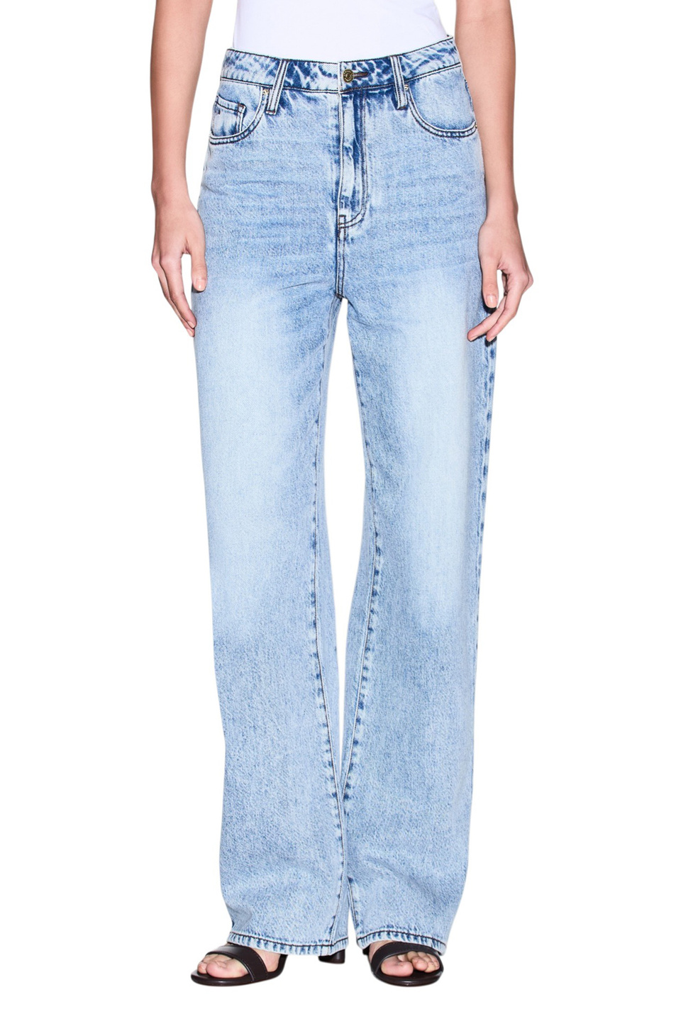 Женский Armani Exchange Джинсы из смесового хлопка (цвет ), артикул XW000100-AF21338 | Фото 2