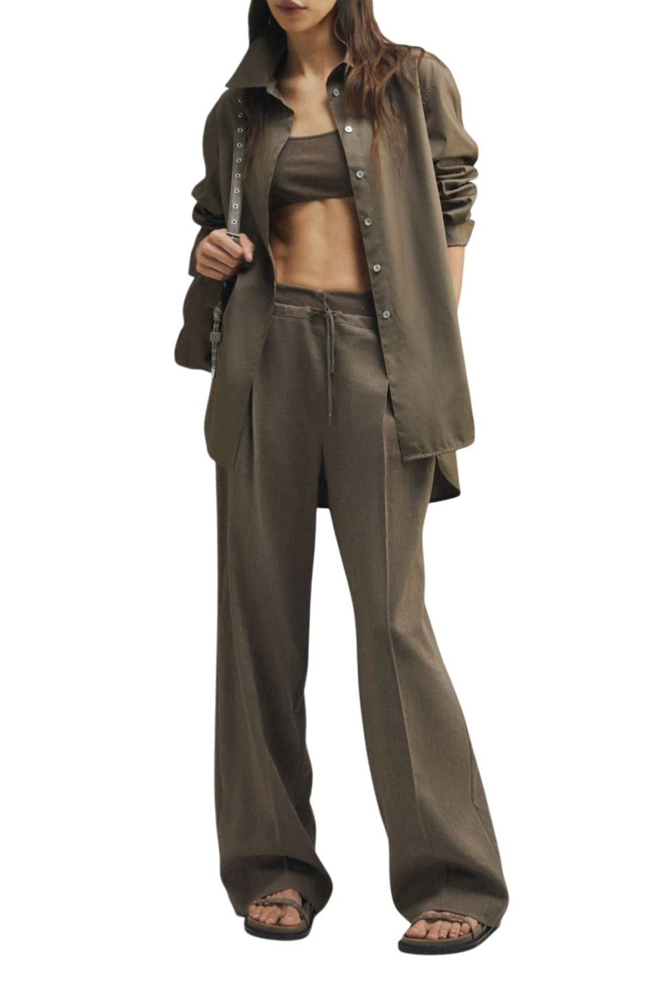 Женский MARELLA Брюки MLMALLORO прямого кроя (цвет ), артикул 2613131115 | Фото 2