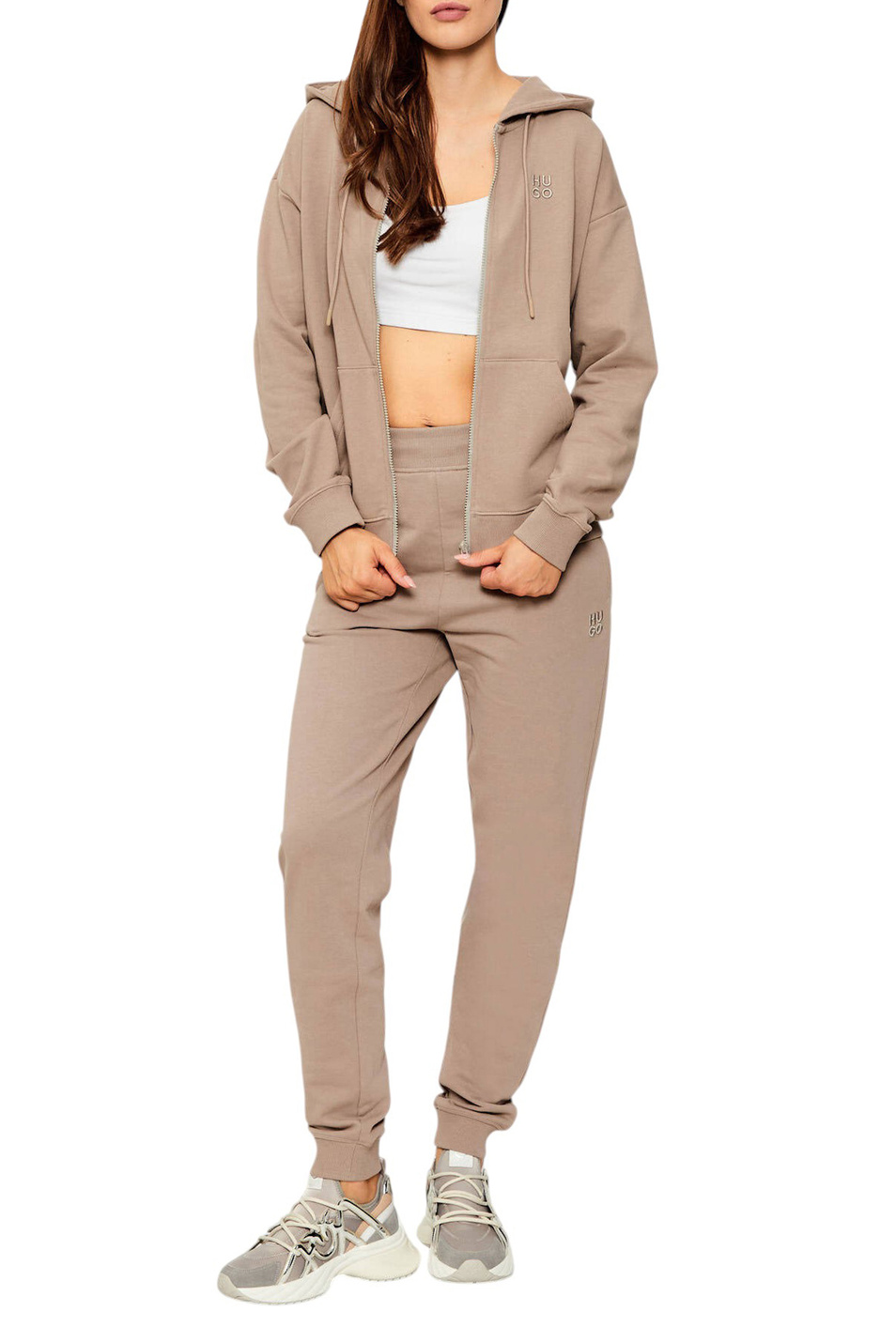 Женский HUGO Толстовка Dalfine из хлопка (цвет ), артикул 50535240 | Фото 3