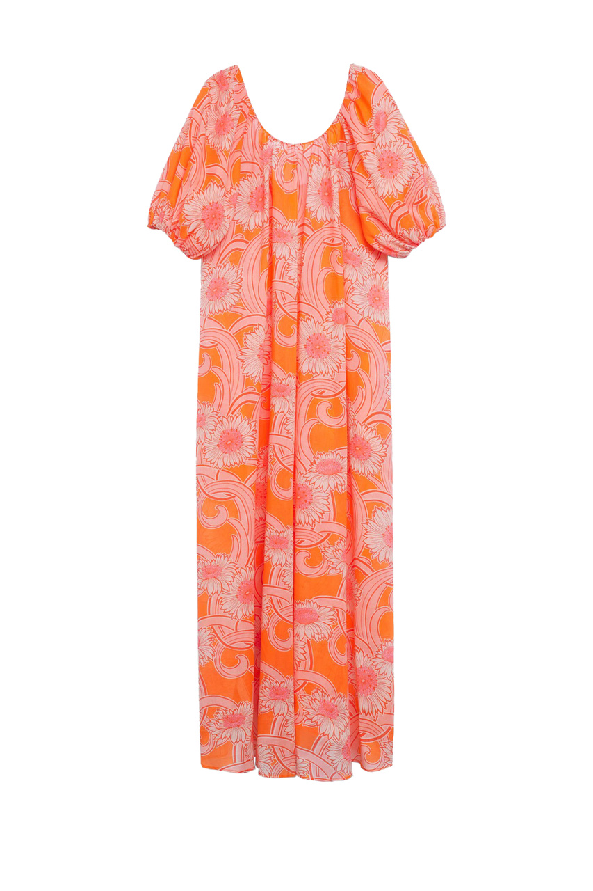 Платье ANITA с принтом|Основной цвет:Оранжевый|Артикул:17091076 | Фото 1