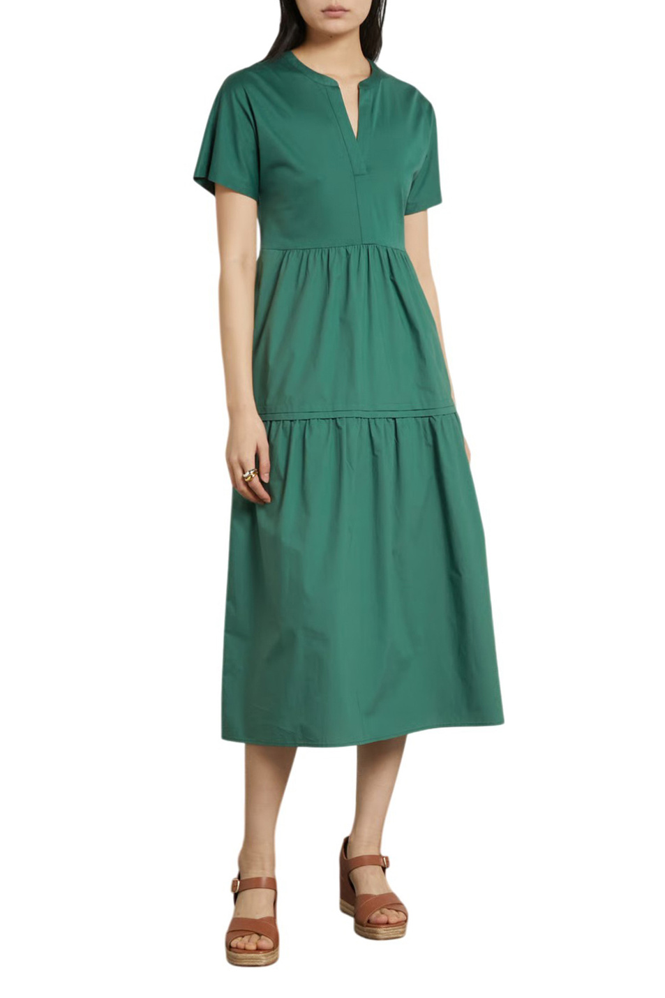 Женский Weekend Max Mara Платье CAPSULA из хлопка (цвет ), артикул 2615621032 | Фото 3