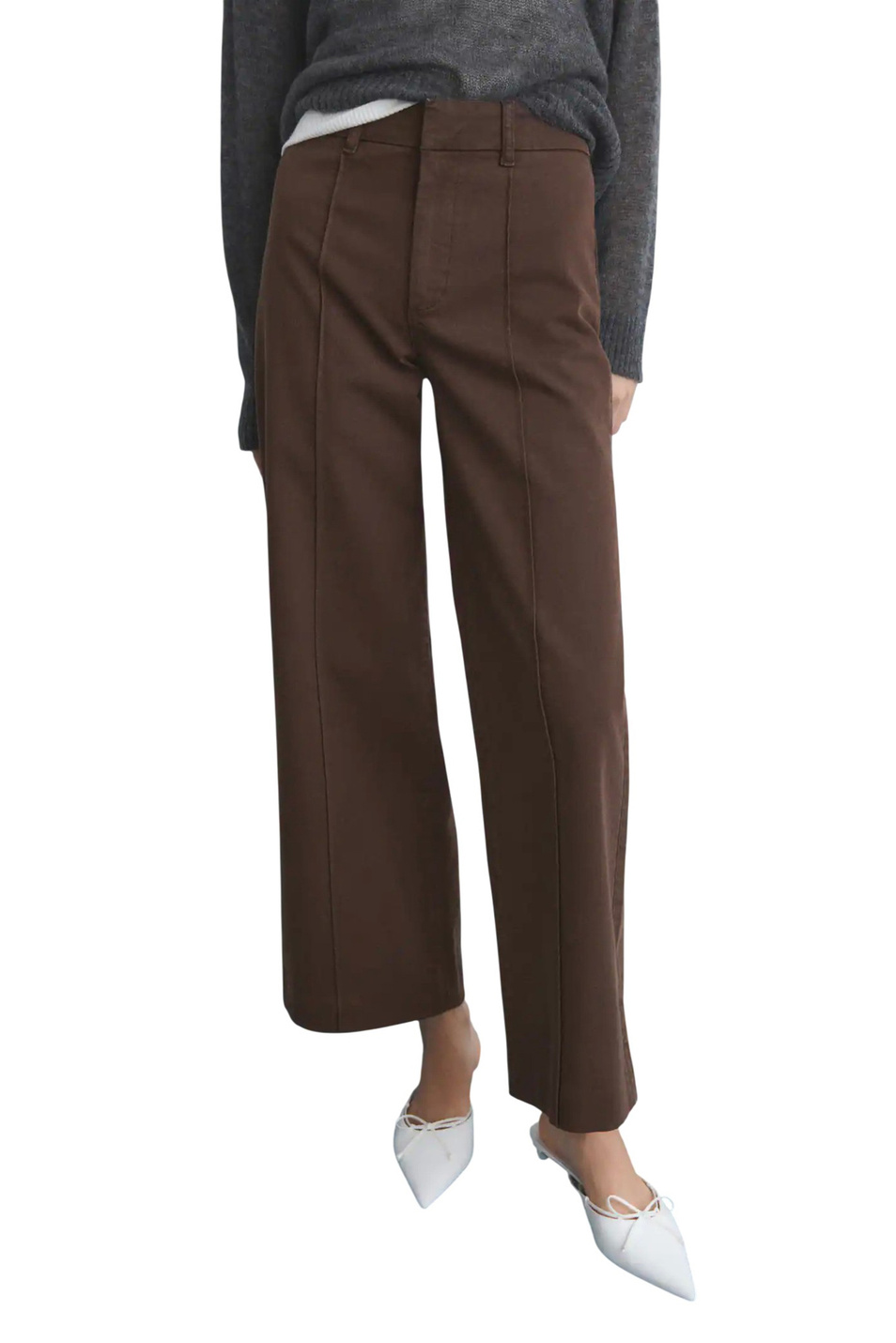 Джинсы PALOMA широкого кроя|Основной цвет:Коричневый Женский Mango Джинсы PALOMA широкого кроя (цвет ), артикул 17067769 | Фото 3