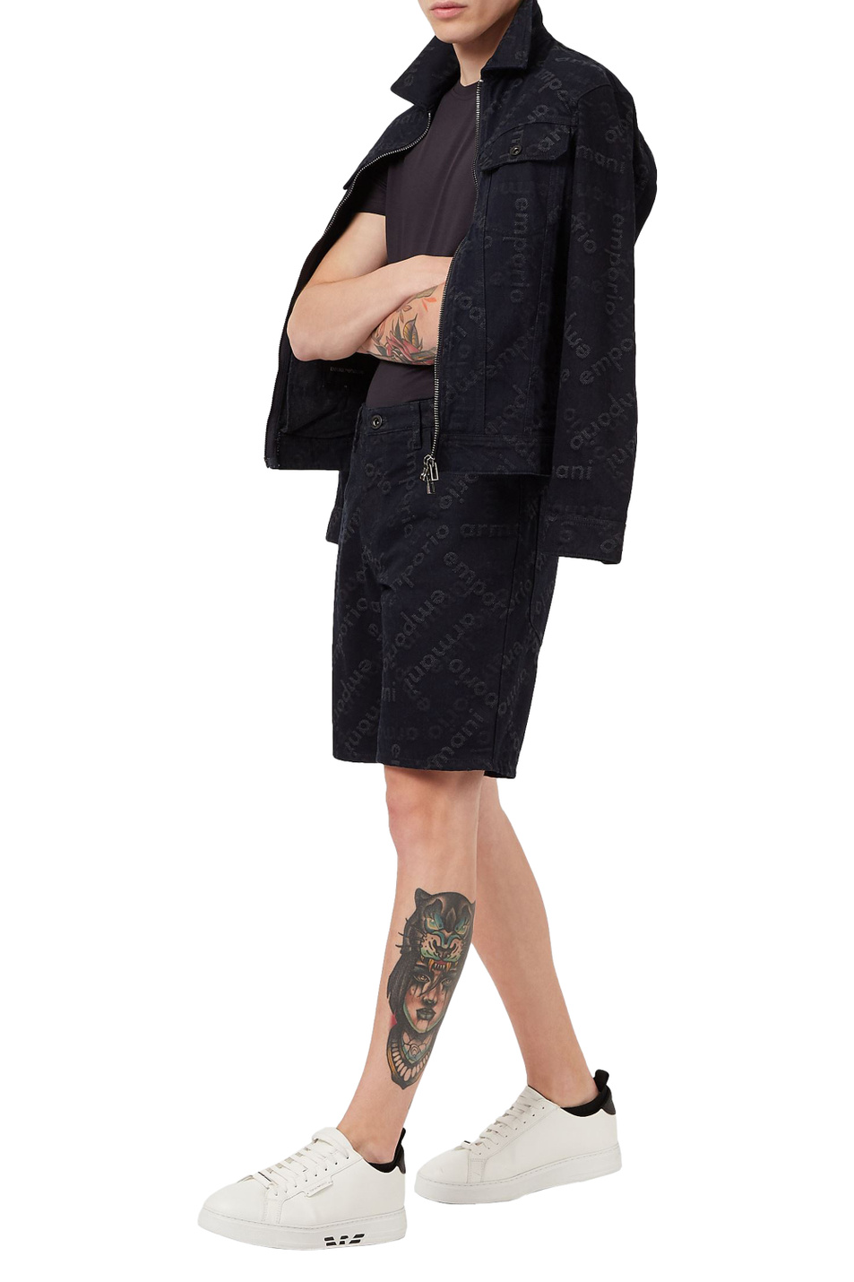 Emporio Armani Джинсовая куртка без подкладки (цвет ), артикул 3K1B89-1DY6Z | Фото 2