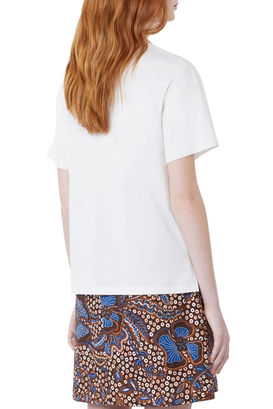 Женский Weekend Max Mara Футболка BORA из хлопка с вышивкой (цвет ), артикул 2615971042 | Фото 4