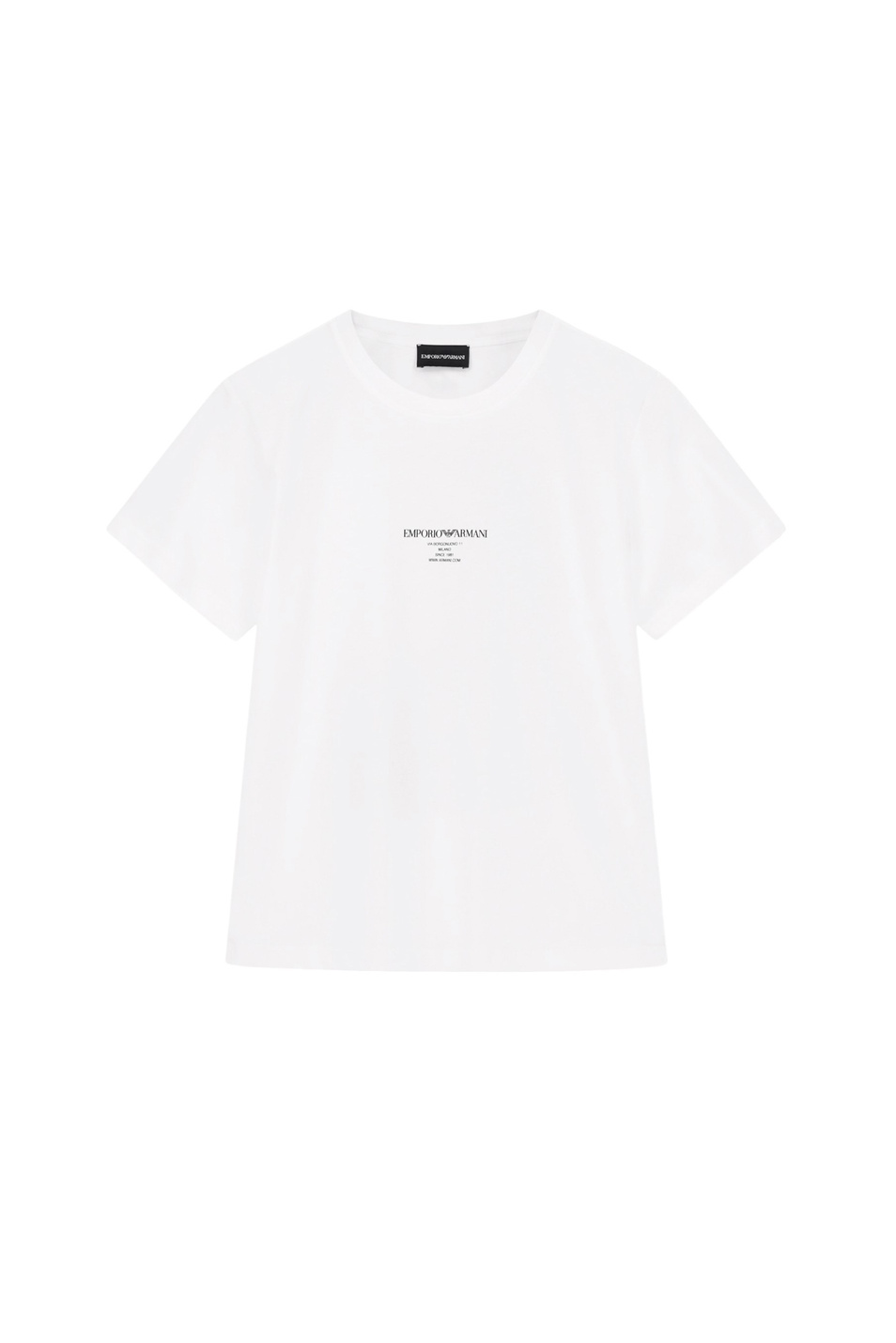 Женский Emporio Armani Футболка из хлопка с принтом (цвет ), артикул EW002837-AF12597 | Фото 1