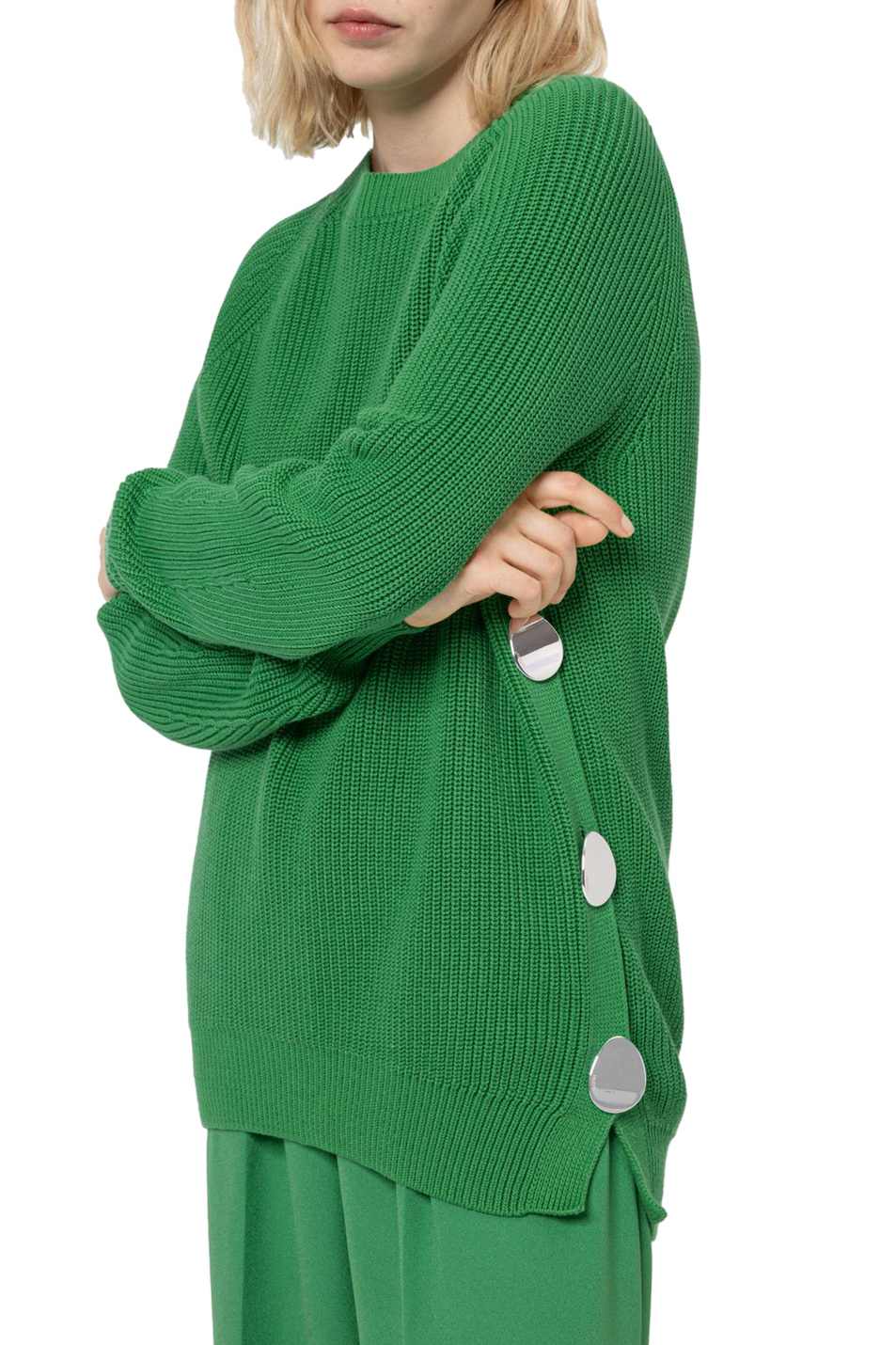 HUGO Свитер свободного кроя из органического хлопка (цвет ), артикул 50452613 | Фото 3