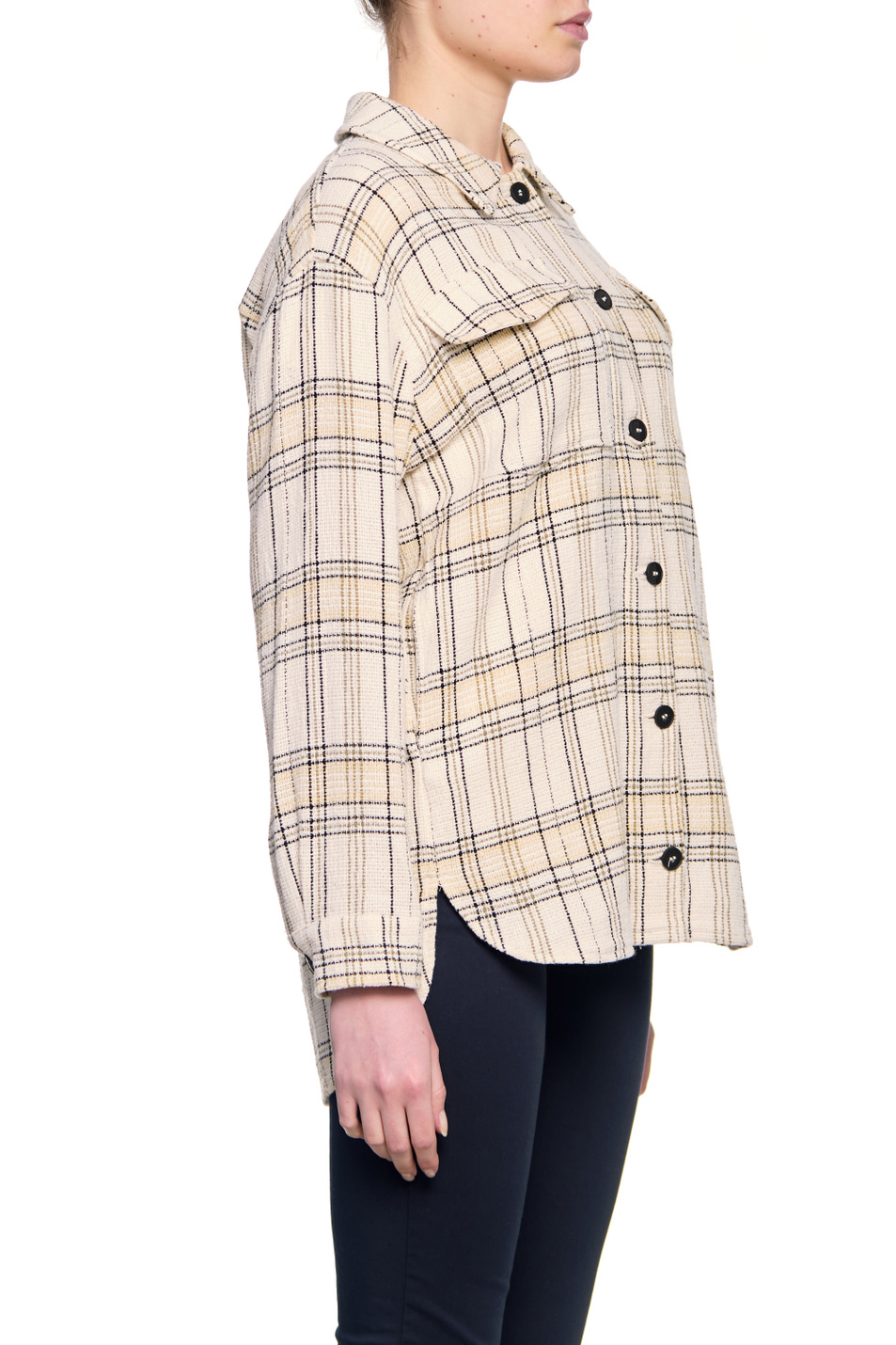 Женский Gerry Weber Куртка-рубашка в клетку (цвет ), артикул 730013-31388 | Фото 6