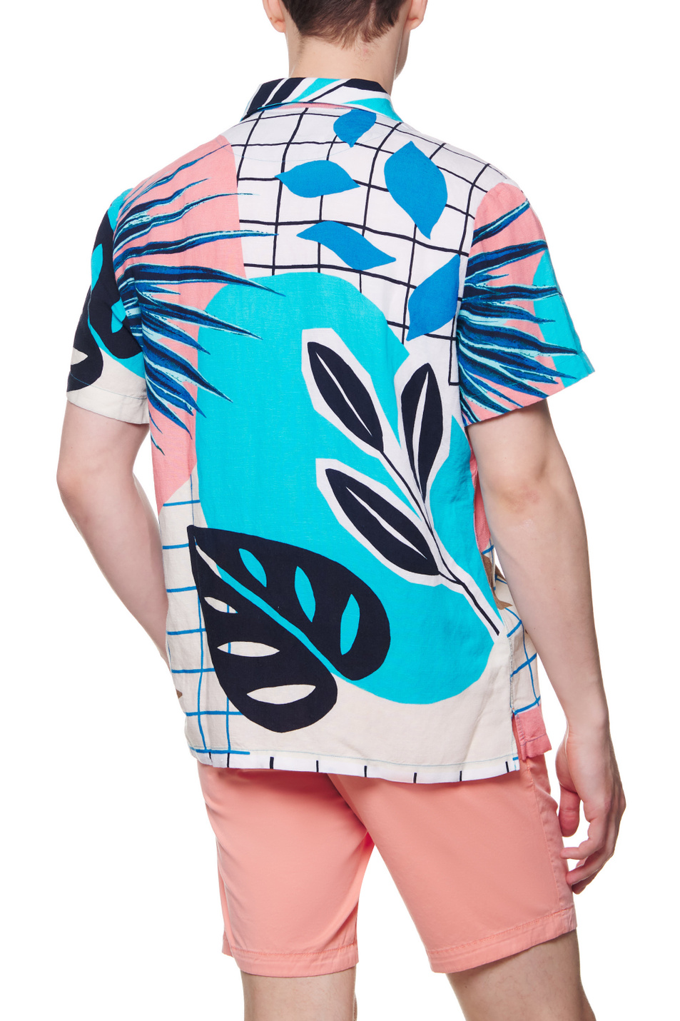 BOSS Рубашка с коротким рукавом и принтом (цвет ), артикул 50467573 | Фото 4