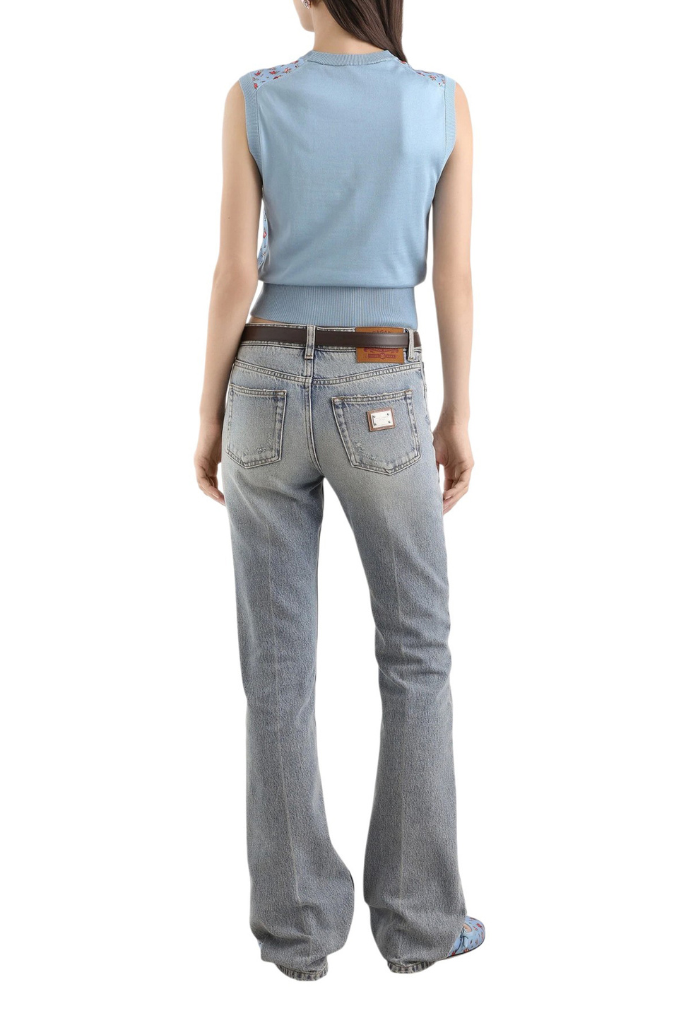 Женский Dolce & Gabbana Джинсы из хлопка (цвет ), артикул FTDDFD-G8OT9 | Фото 4