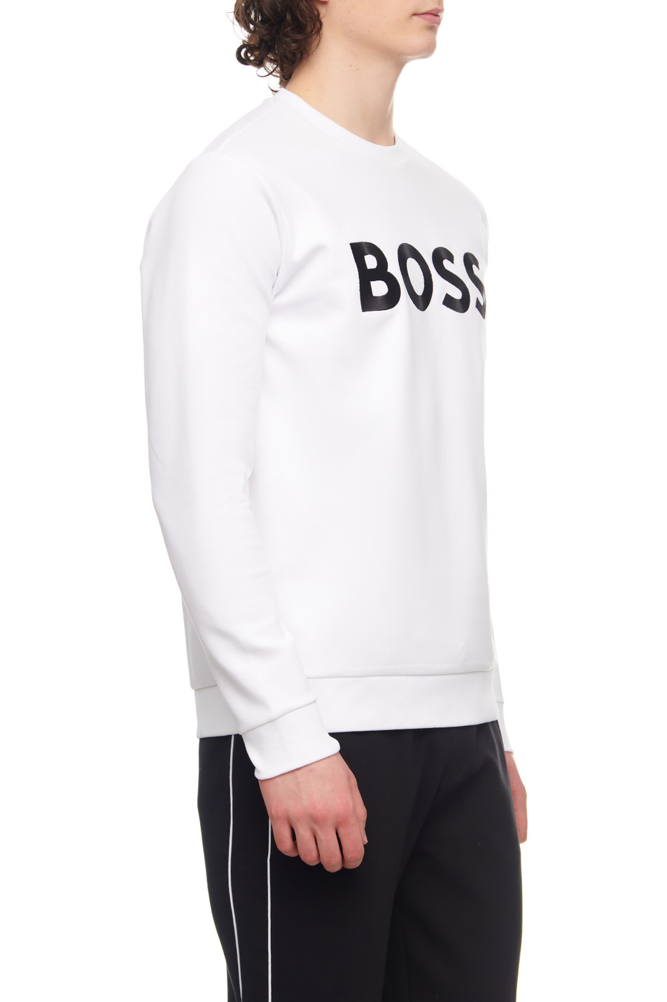 Мужской BOSS Свитшот с контрастным логотипом (цвет ), артикул 50482898 | Фото 3