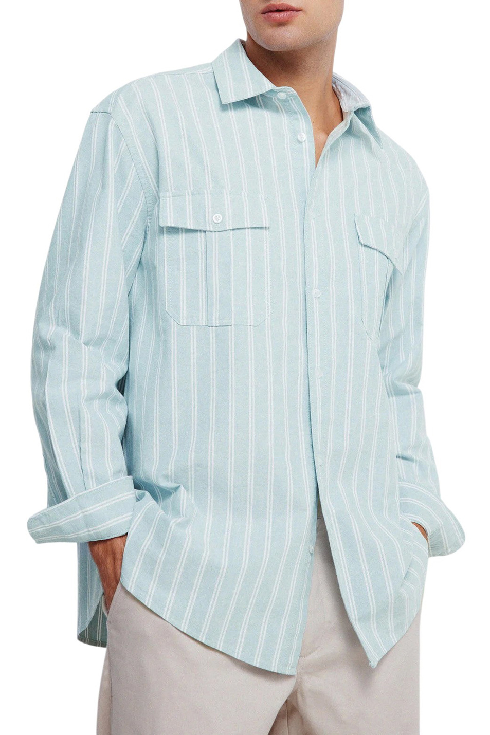 Мужской Springfield Рубашка из хлопка (цвет ), артикул 0942555 | Фото 3