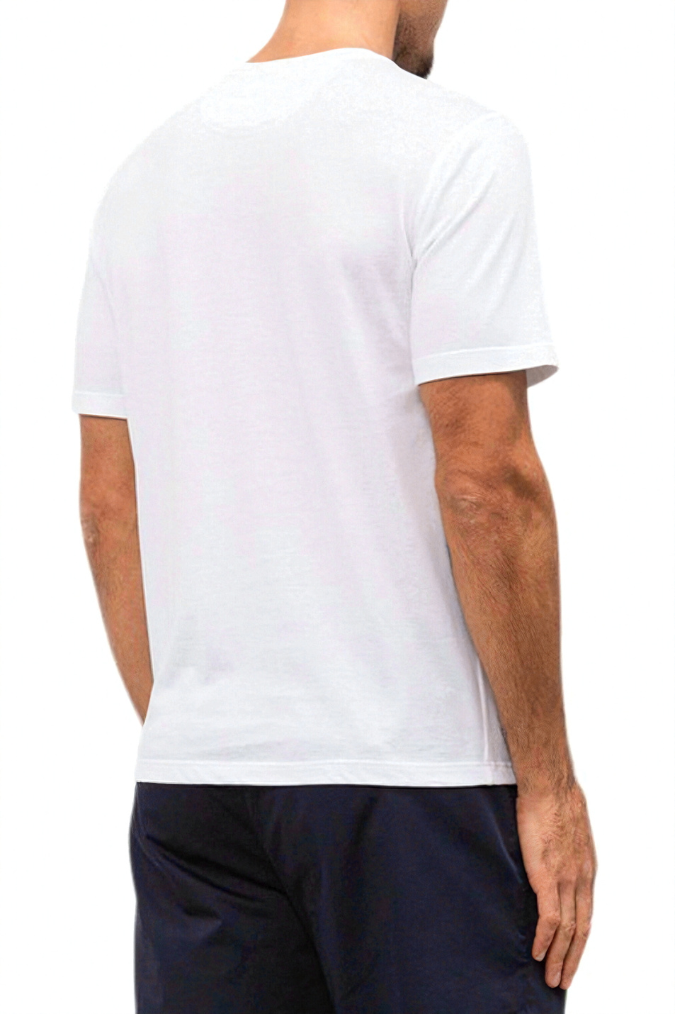 Мужской Stefano Ricci Футболка из смесового хлопка (цвет ), артикул MNH6104920-803 | Фото 4