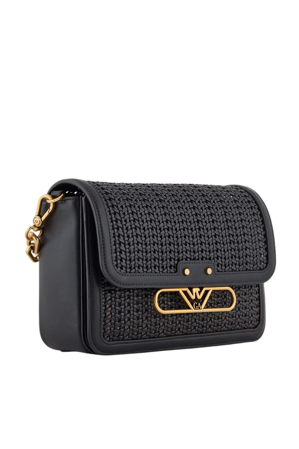 Женский Emporio Armani Сумка через плечо с металлическим логотипом (цвет ), артикул EW001922-AF15873 | Фото 2
