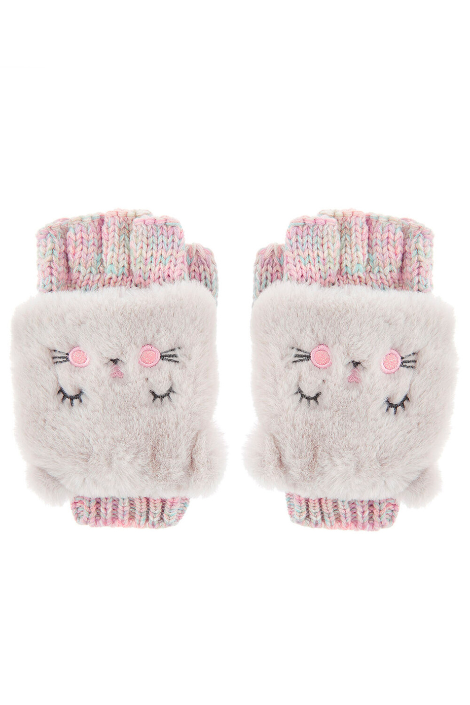 Женский Accessorize Пушистые митенки FLUFFY CAT (цвет ), артикул 983252 | Фото 2