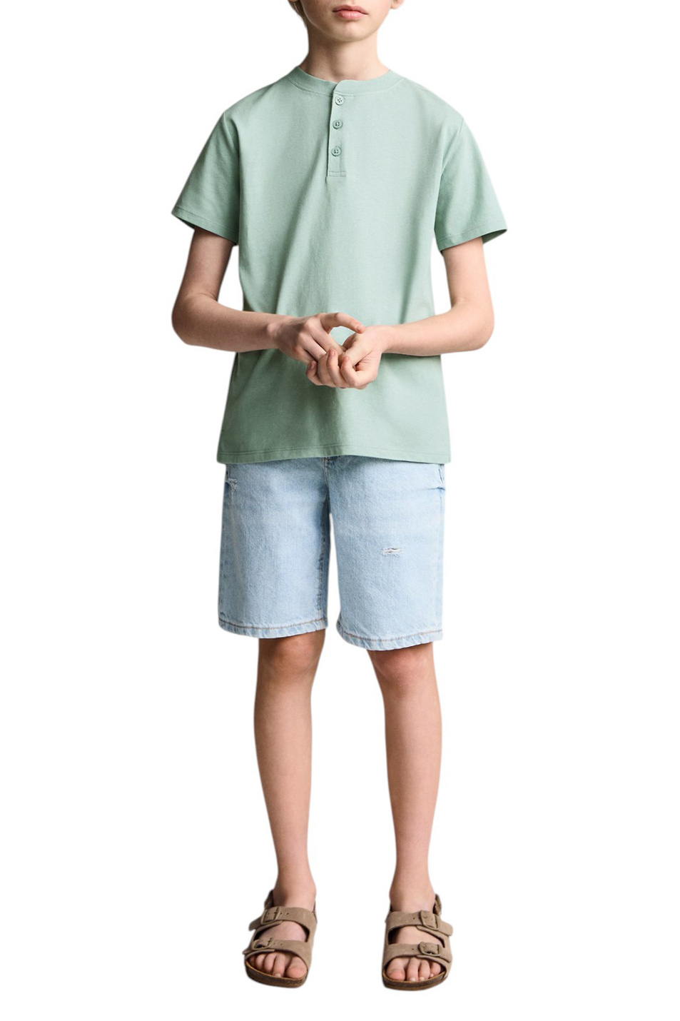 Мальчикам Mango Kids Футболка PANI8 из хлопка (цвет ), артикул 87076717 | Фото 3