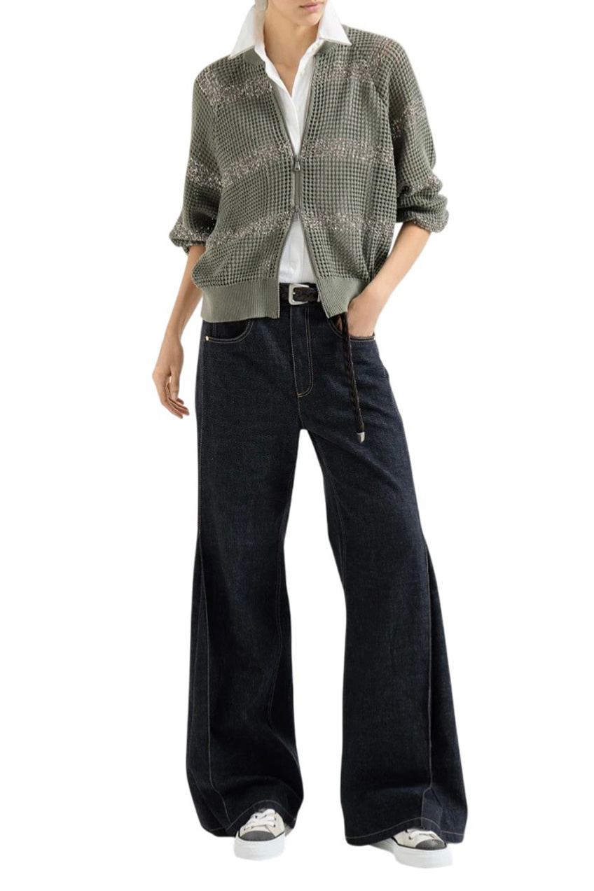 Женский Brunello Cucinelli Джинсы из хлопка (цвет ), артикул ML134P5981 | Фото 2