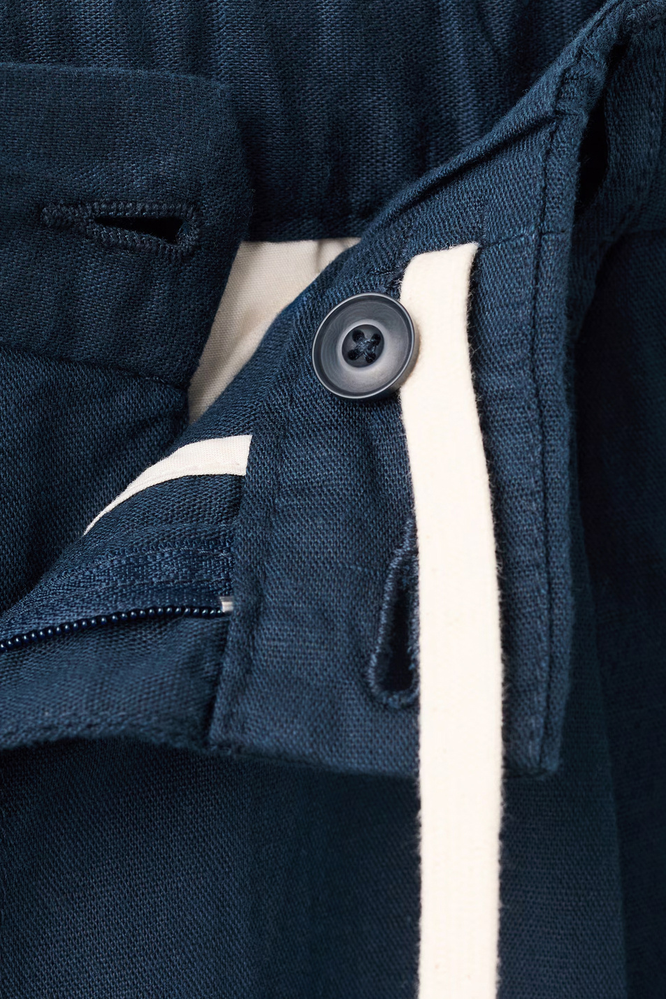 Мужской Mango Man Брюки ROMELINO из льна и хлопка (цвет ), артикул 27006714 | Фото 5