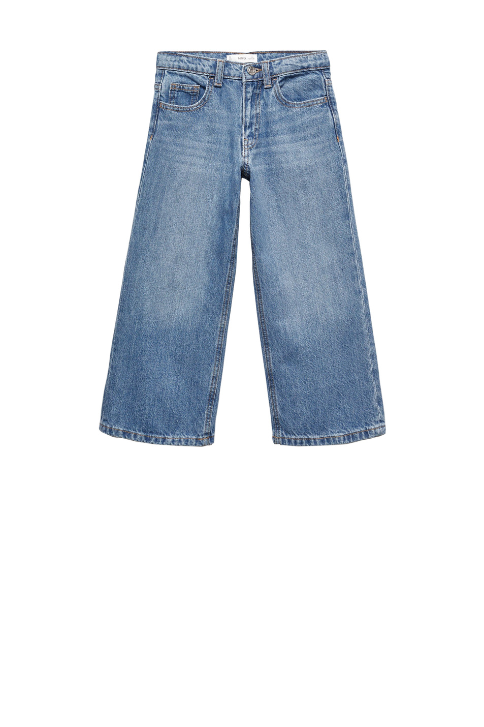Джинсы-кюлоты CULOTTE6 из натурального хлопка|Основной цвет:Синий Девочкам Mango Kids Джинсы-кюлоты CULOTTE6 из натурального хлопка (цвет ), артикул 67080463 | Фото 1
