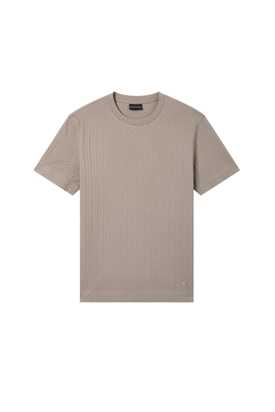 Футболка из хлопка|Основной цвет:Бежевый Мужской Emporio Armani Футболка из хлопка (цвет ), артикул EM001289-AF10762 | Фото 1