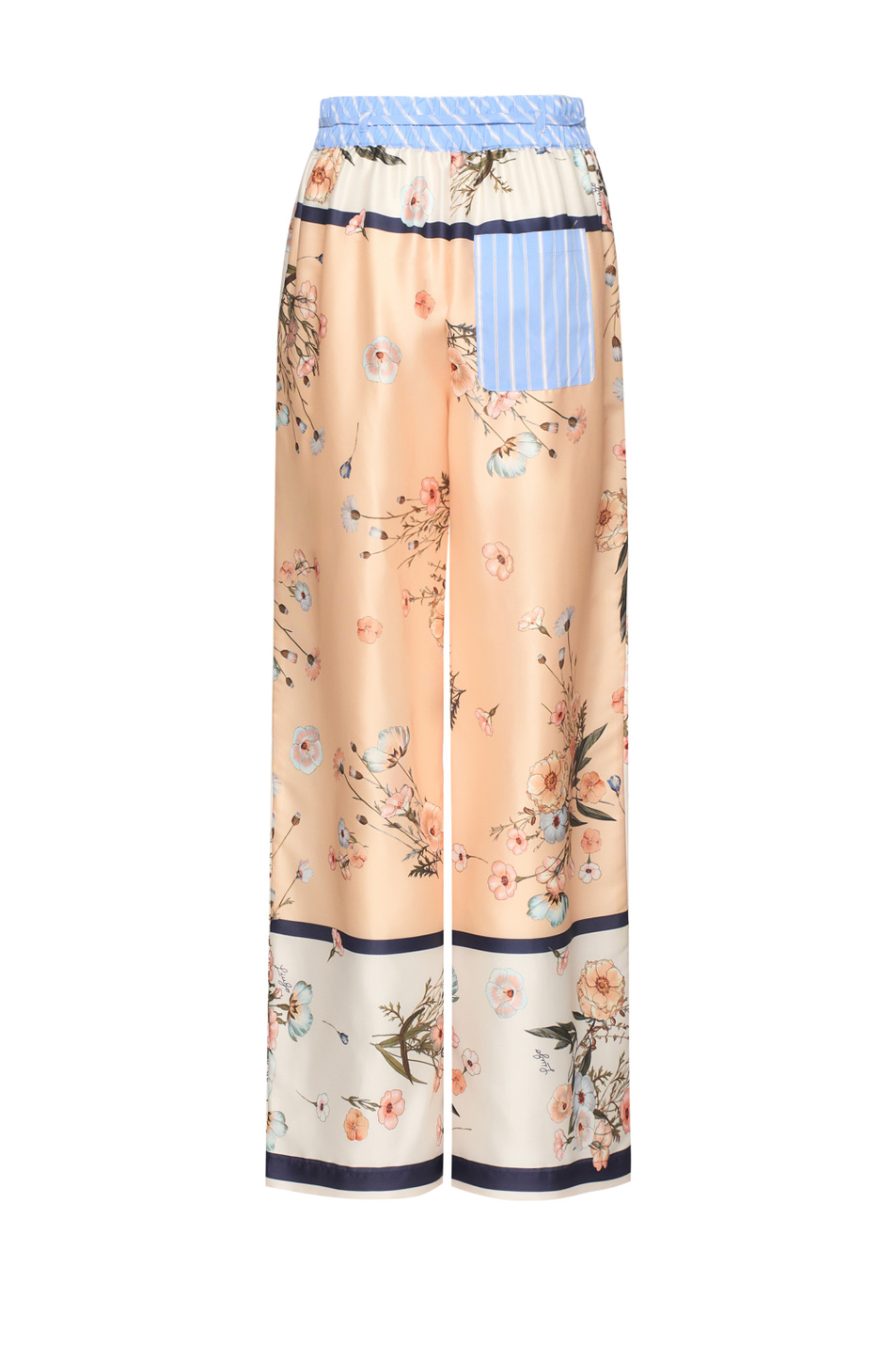 Брюки с цветочным принтом|Основной цвет:Разноцветный Женский Liu Jo Брюки с цветочным принтом (цвет ), артикул WA6358T2555 | Фото 2