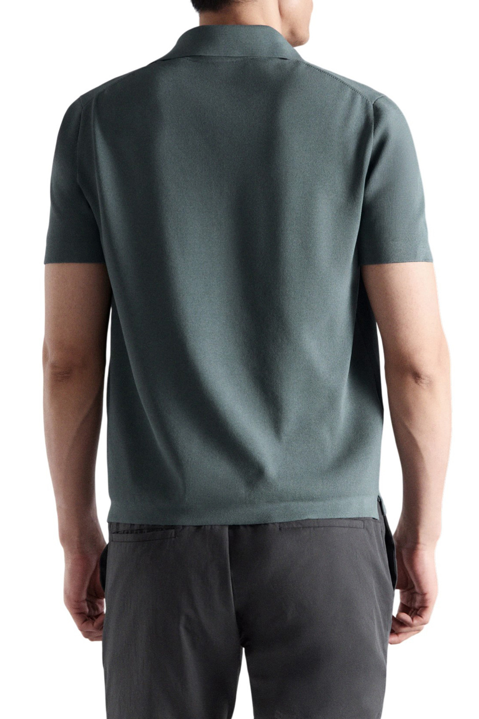 Мужской Mango Man Поло MILLER прямого кроя (цвет ), артикул 27064428 | Фото 4