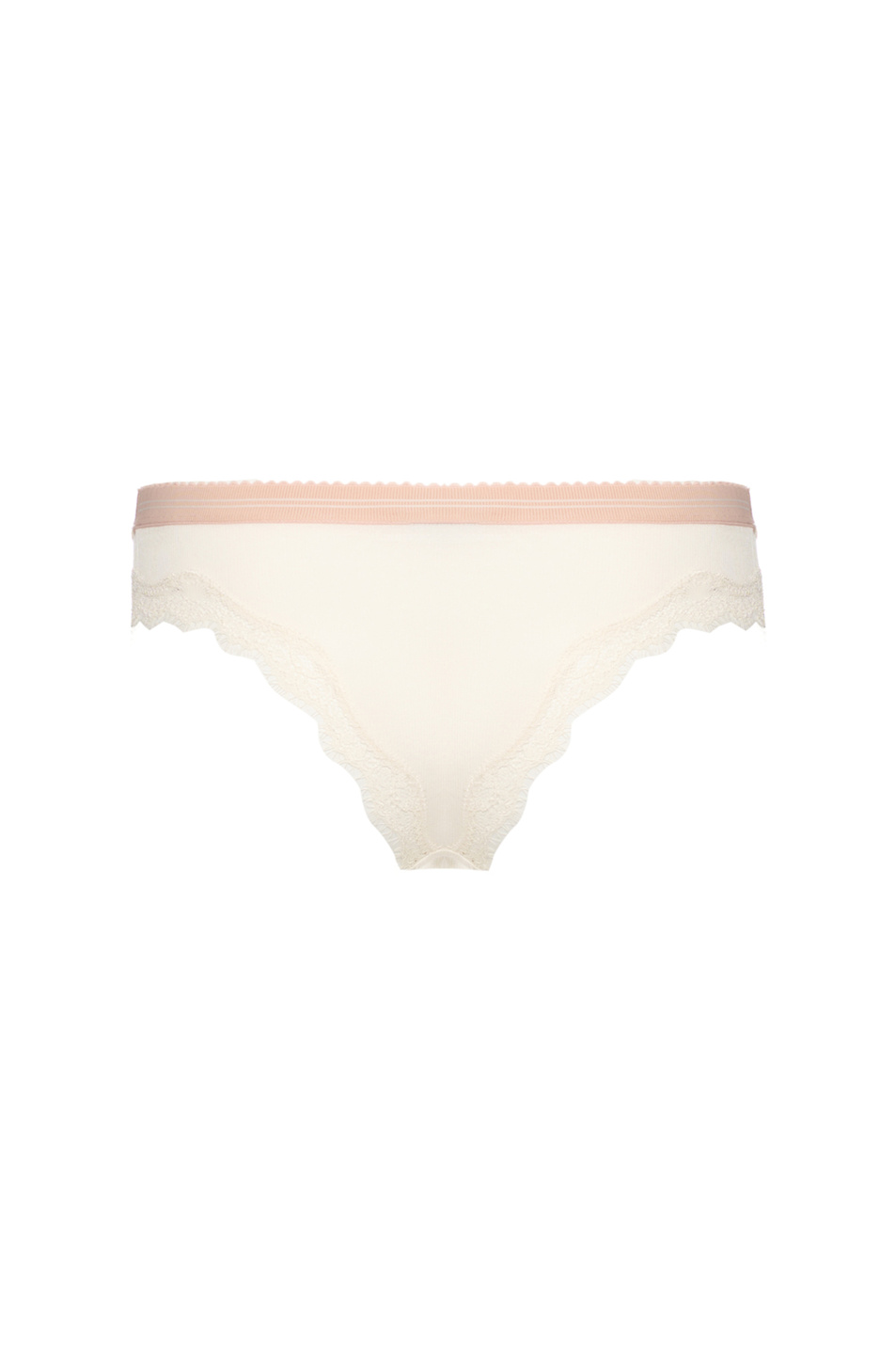 Трусы-бразилиана однотонные|Основной цвет:Кремовый Женский Emporio Armani Трусы-бразилиана однотонные (цвет ), артикул EW000394-AF15360 | Фото 2