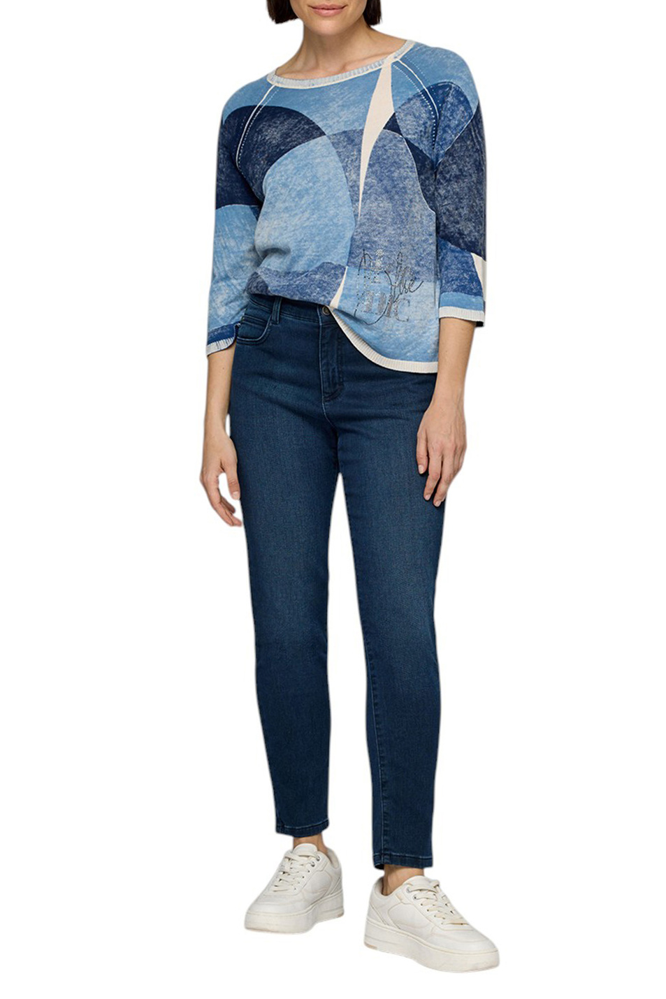 Женский Rabe Джемпер из хлопка (цвет ), артикул 55-214600 | Фото 3