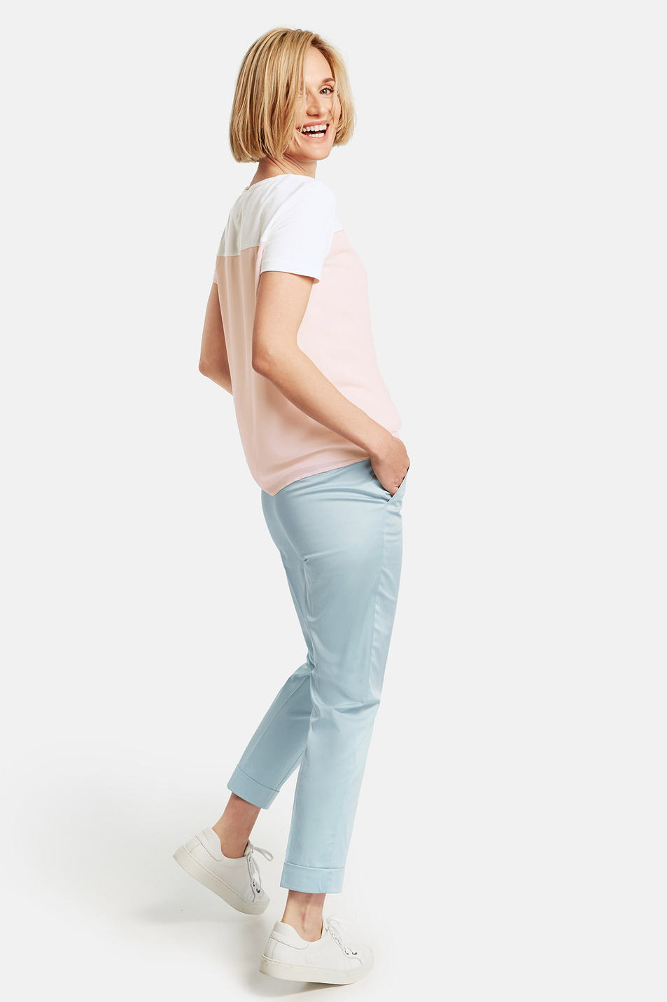 Женский Gerry Weber Брюки из эластичного хлопка (цвет ), артикул 320022-31370 | Фото 5