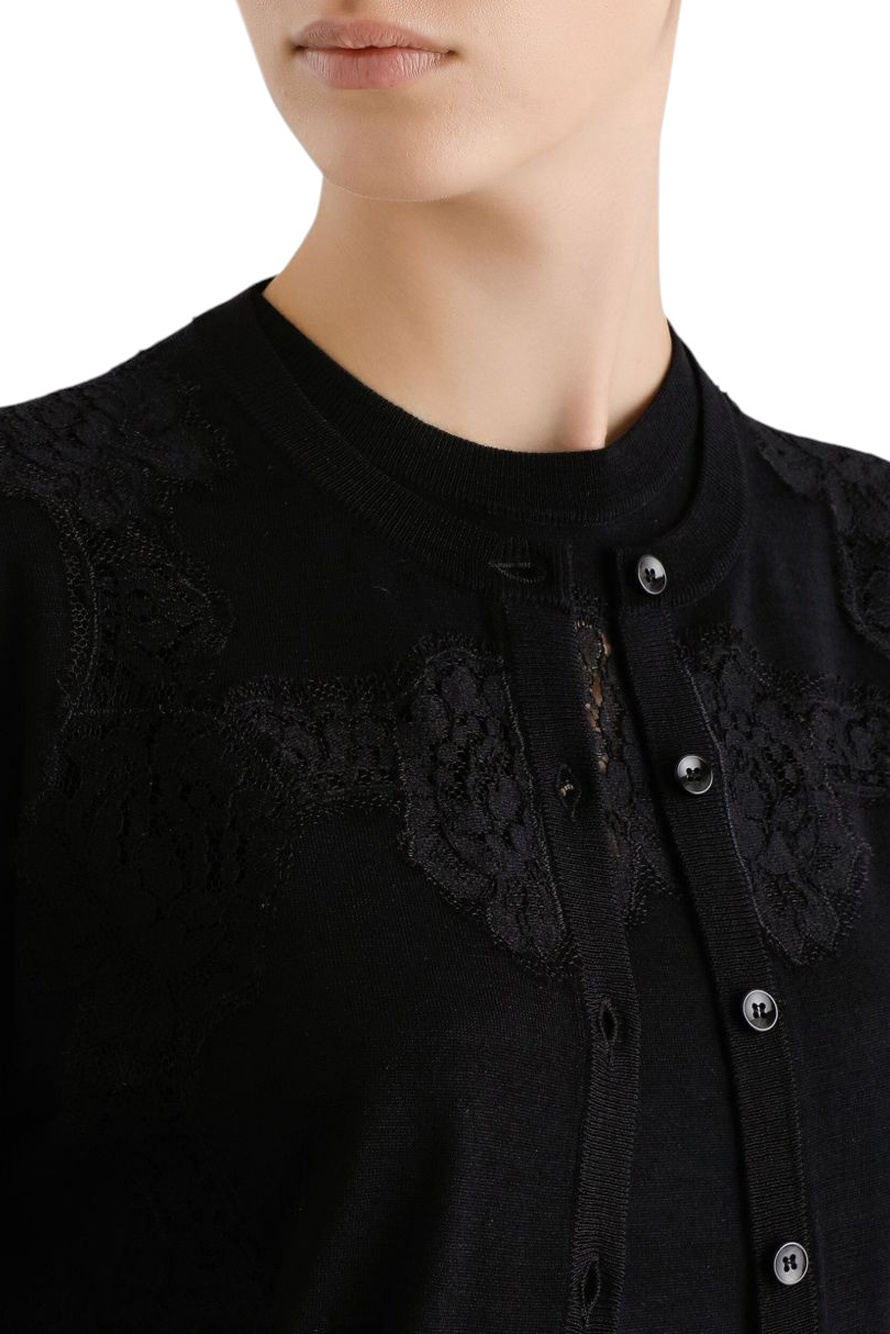 Женский Dolce & Gabbana Кардиган из смесовой шерсти (цвет ), артикул FXV05T-JDVCS | Фото 4