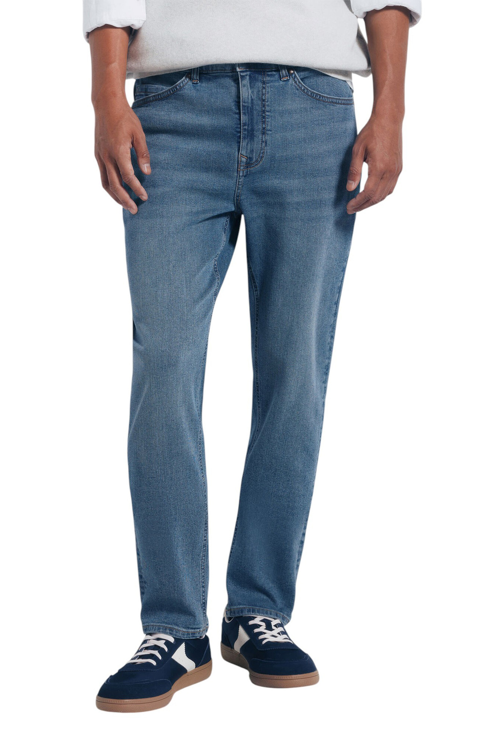 Джинсы из эластичного хлопка|Основной цвет:Синий Мужской Springfield Джинсы из эластичного хлопка (цвет ), артикул 1752037 | Фото 1