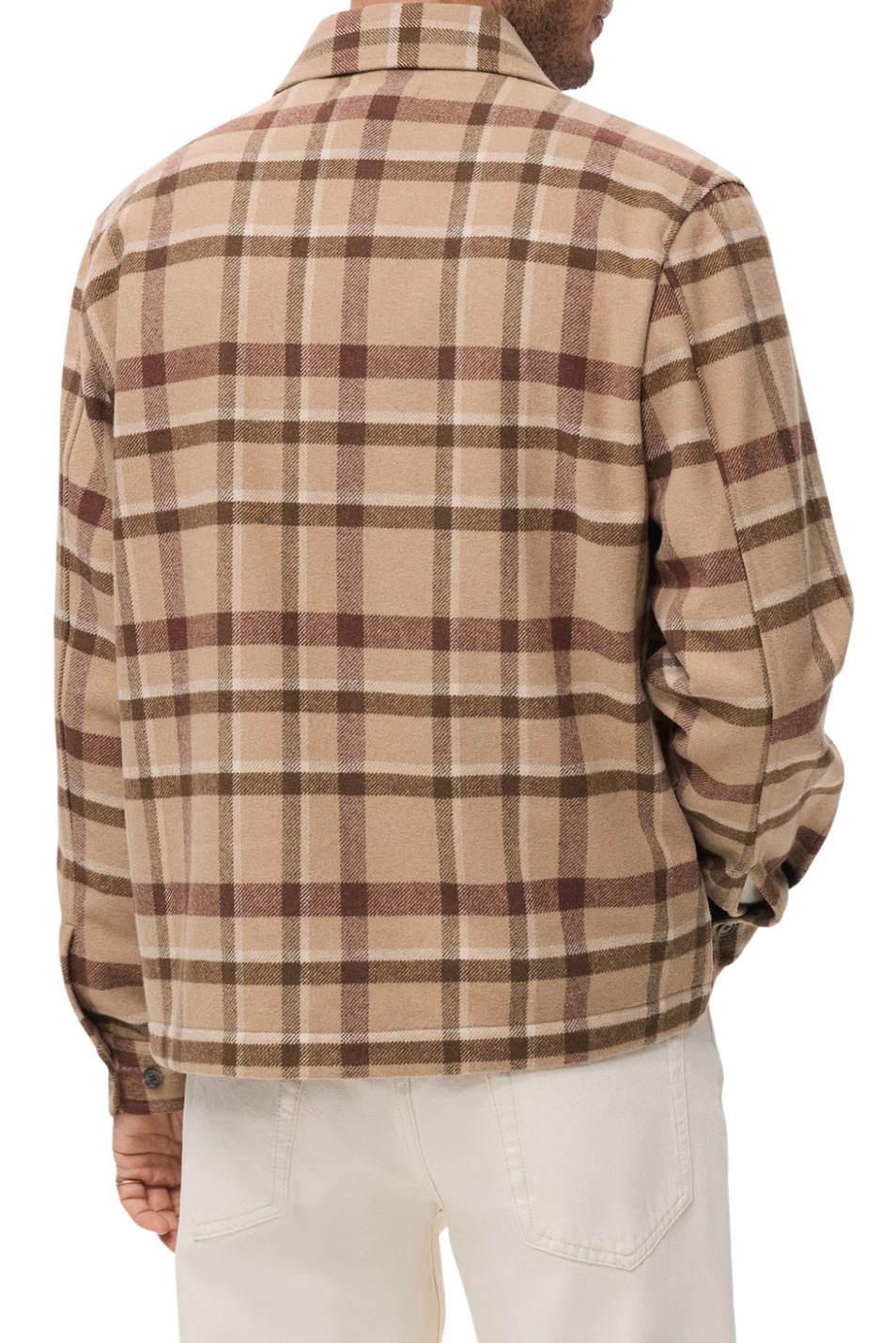 Мужской Mango Man Рубашка DRUM в клетку (цвет ), артикул 27071225 | Фото 4