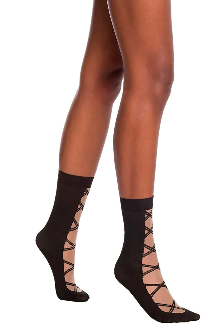 Женский Wolford Носки с эффектом шнуровки (цвет ), артикул 48059 | Фото 2
