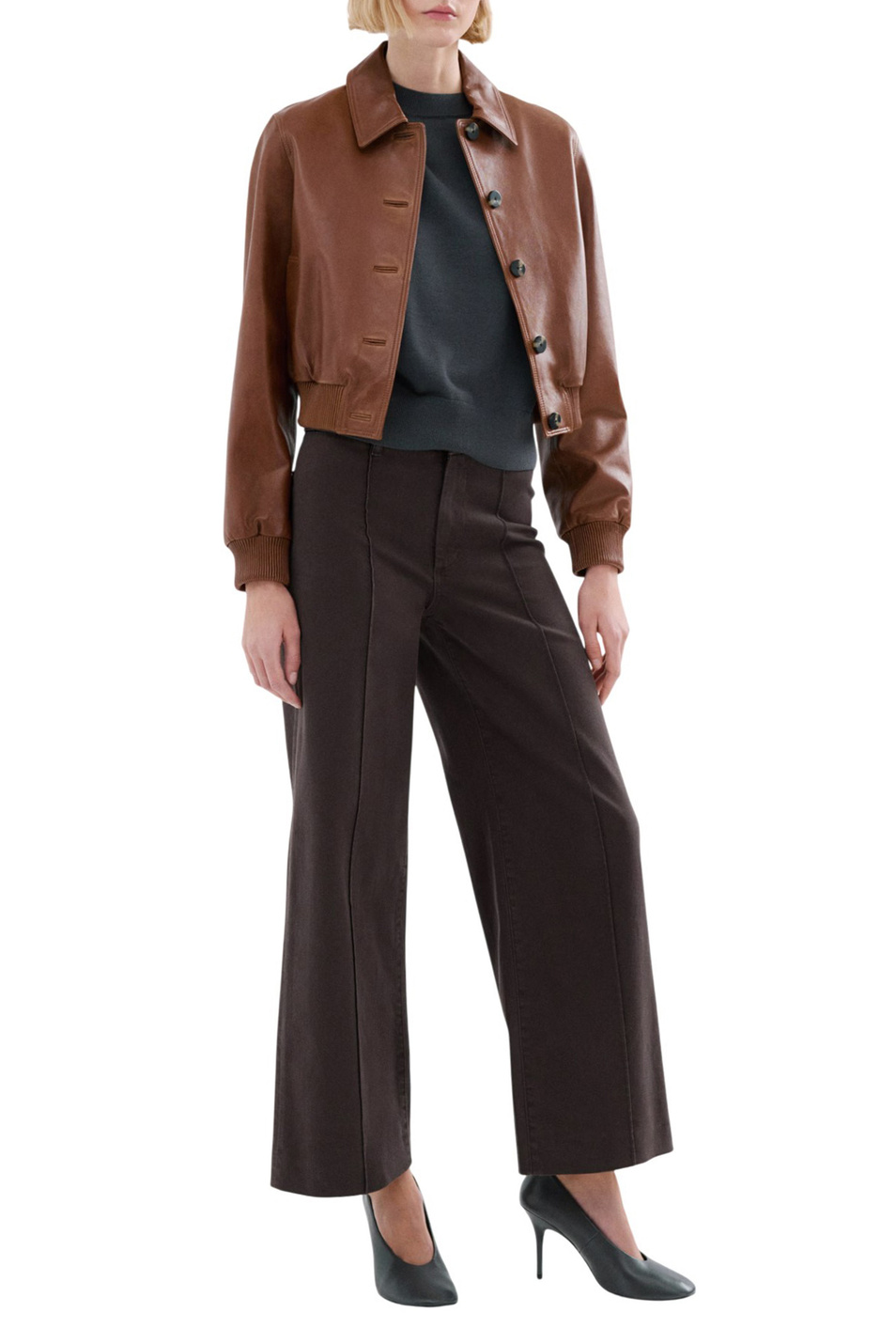 Женский Mango Джинсы PALOMA широкого кроя (цвет ), артикул 27073337 | Фото 2