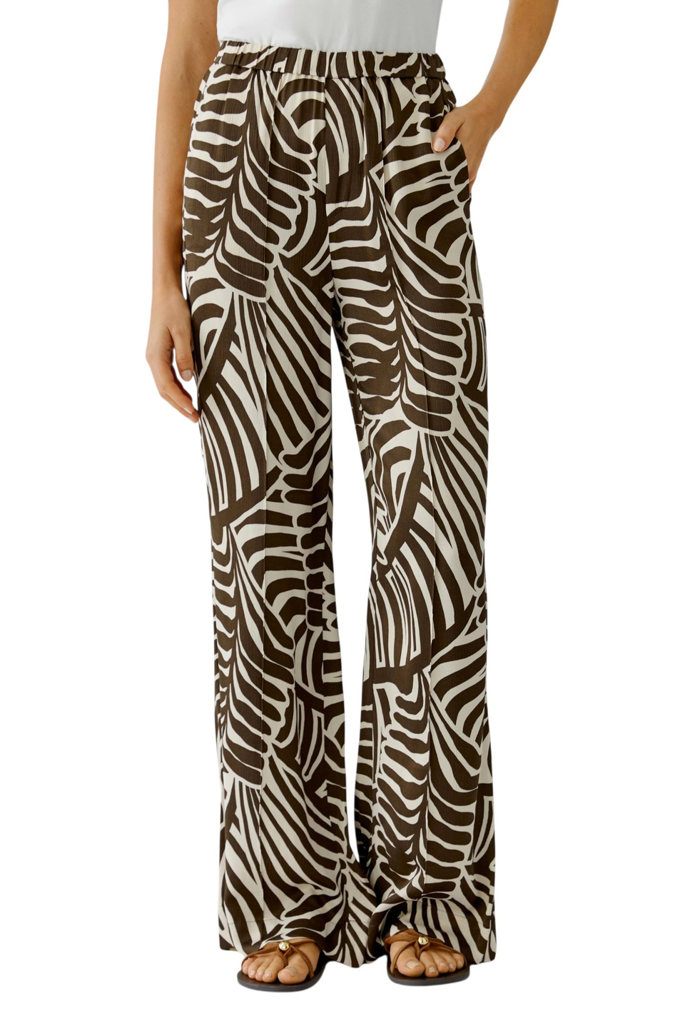 Женский OUI Брюки с принтом (цвет ), артикул 97481 | Фото 4